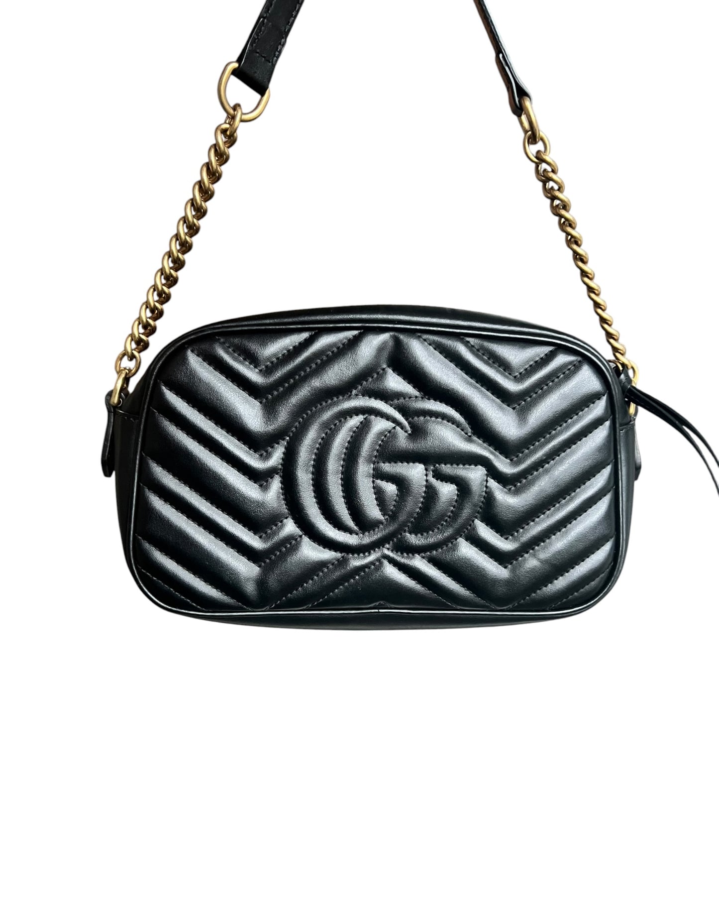 Gucci GG Marmont Small Camera Bag - Black