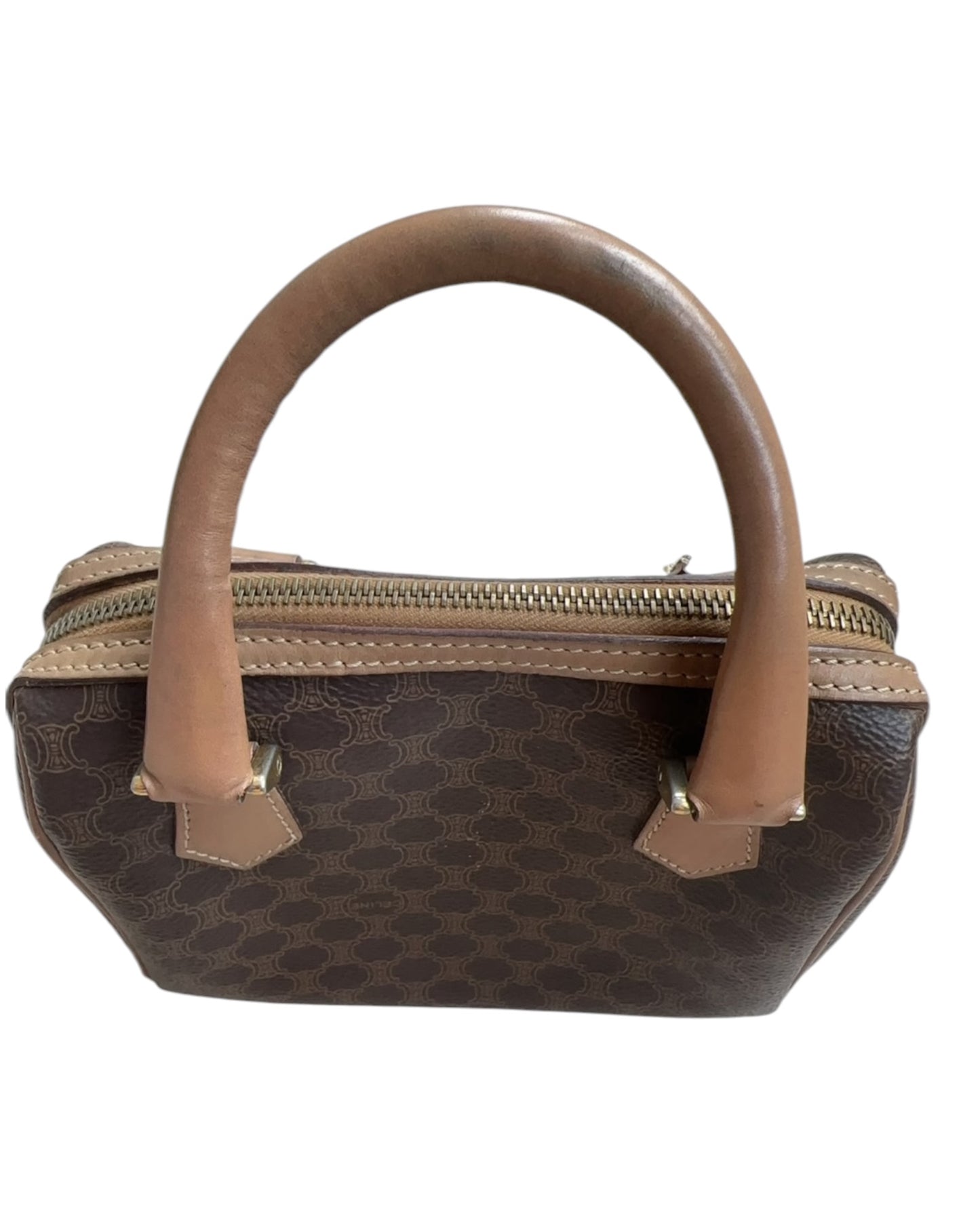 Vintage Céline Macadam Mini Boston Bag