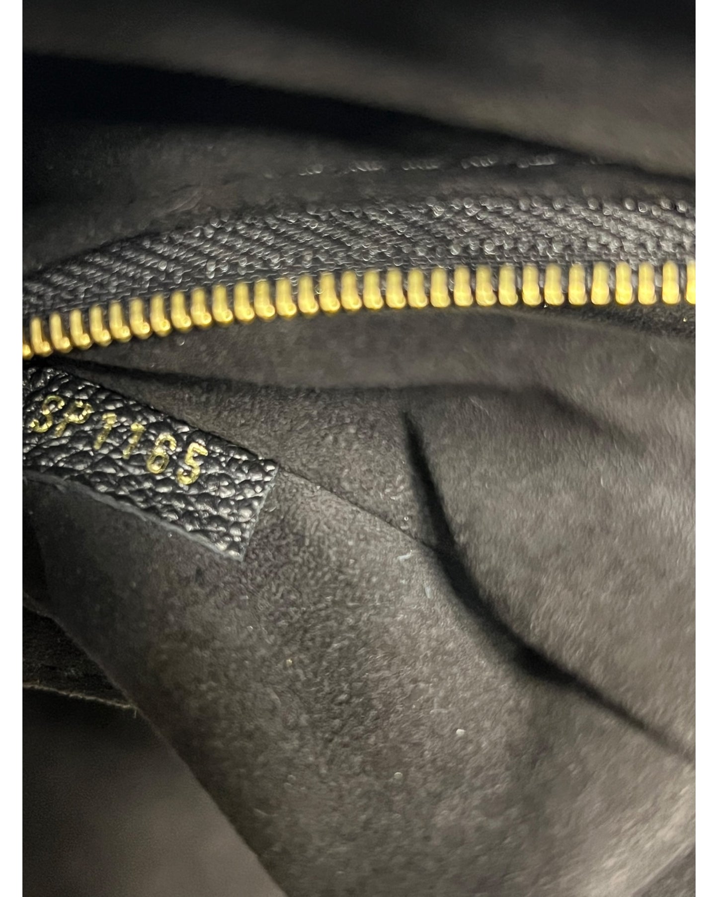 Louis Vuitton Saint-Germain MM Black Monogram Empreinte Leather Shoulder Bag – Gold Hardware