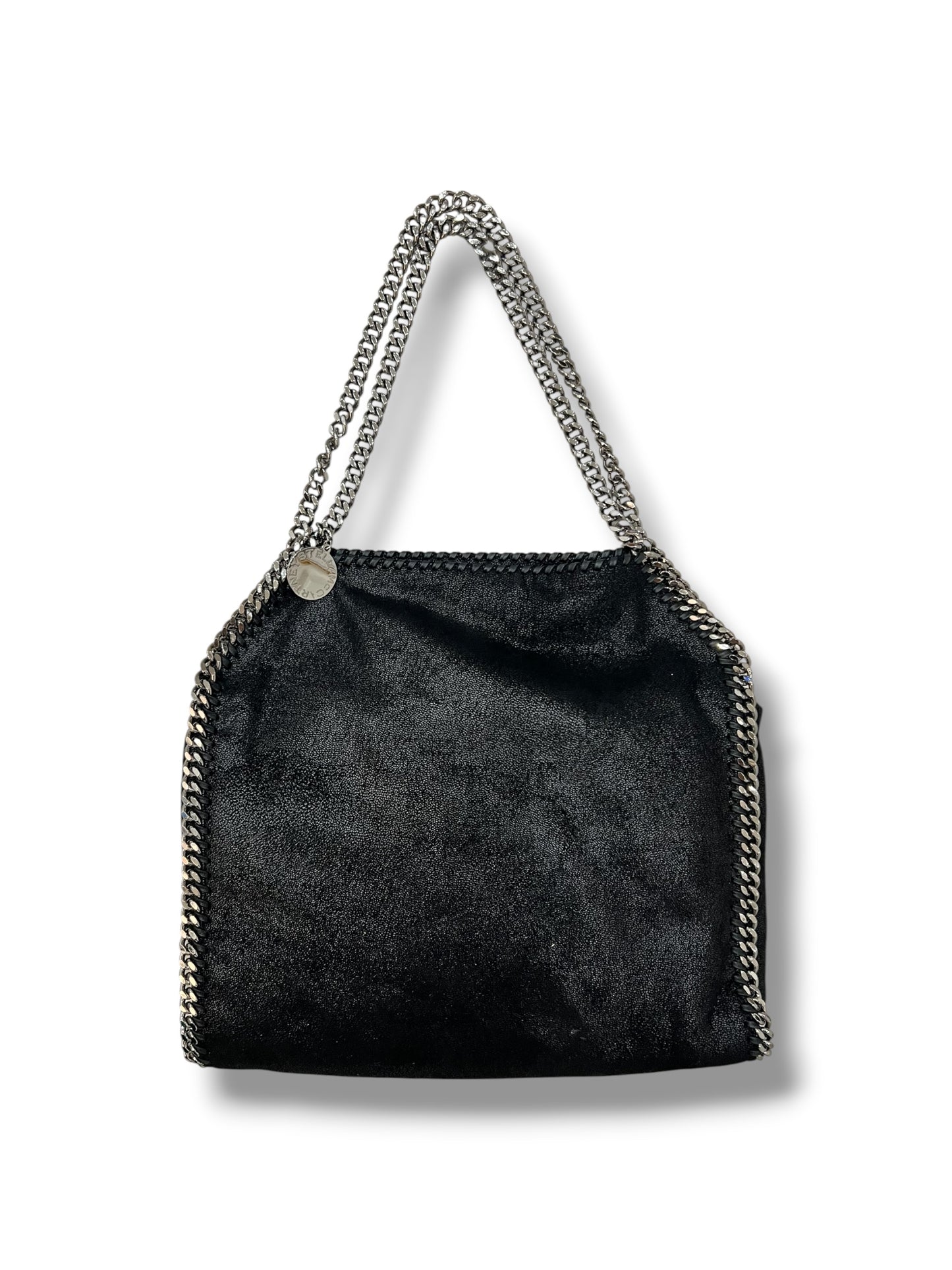 Stella McCartney Falabella Black Shaggy Deer Tote Bag
