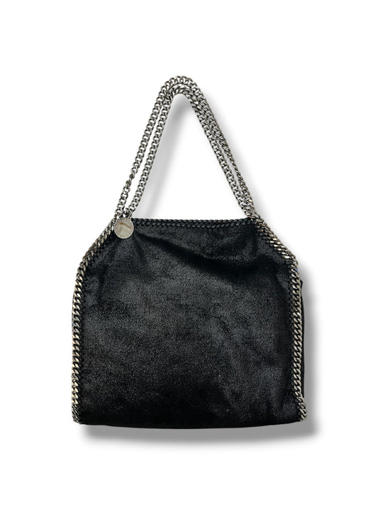 Stella McCartney Falabella Black Shaggy Deer Tote Bag