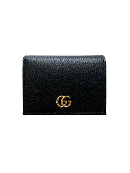 Gucci Marmont Wallet – Black Leather