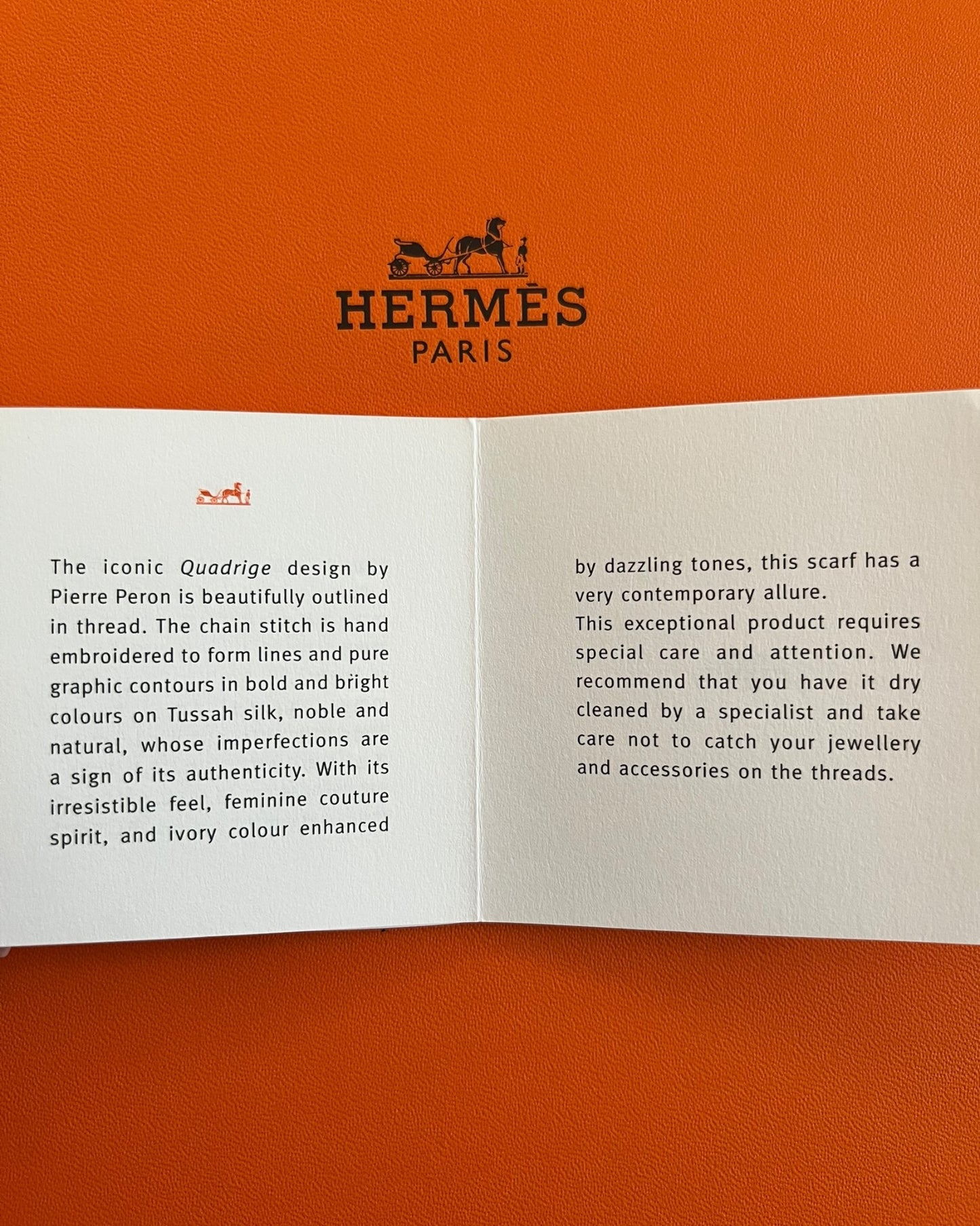Hermès Carré 90 “Quadrige” – Hand-Embroidered Silk Scarf (Pristine — with Special Box)