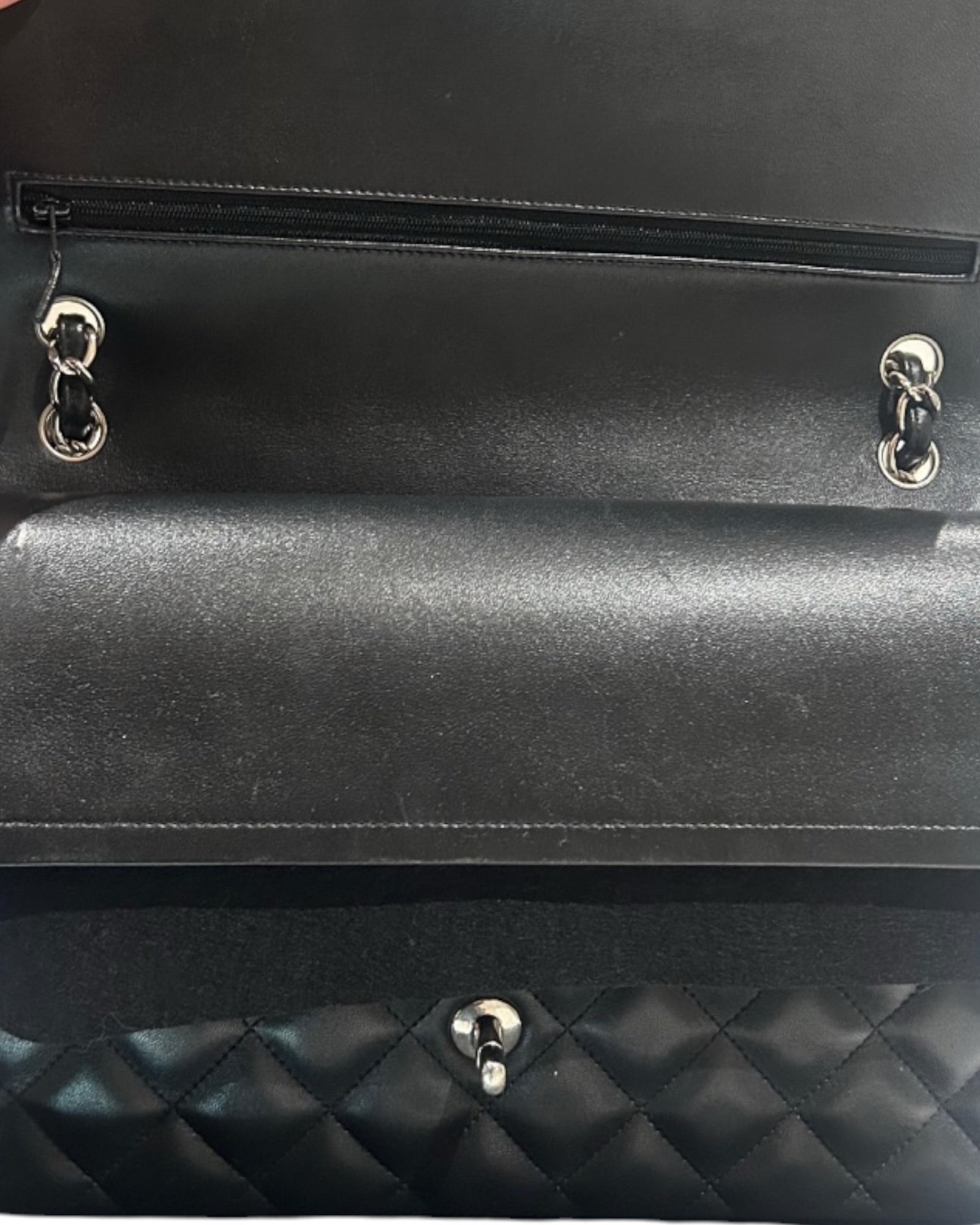 Chanel Jumbo Classic Flap Bag – Lambskin, Silver Hardware - The Luxury Savvy