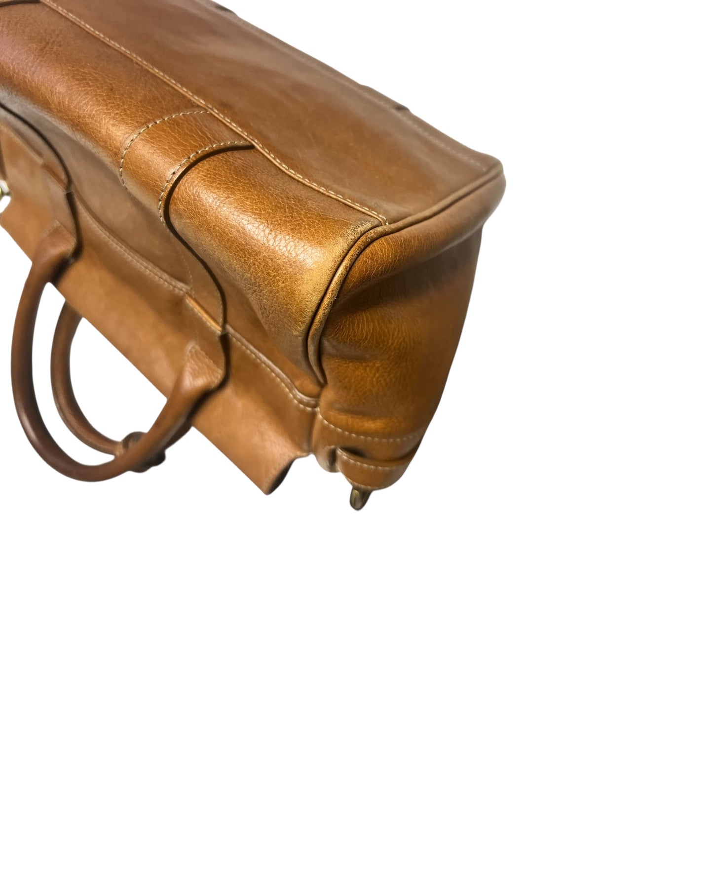 Mulberry Bayswater Natural Vegetable Tanned Leather Satchel in Oak - The Luxury Savvy