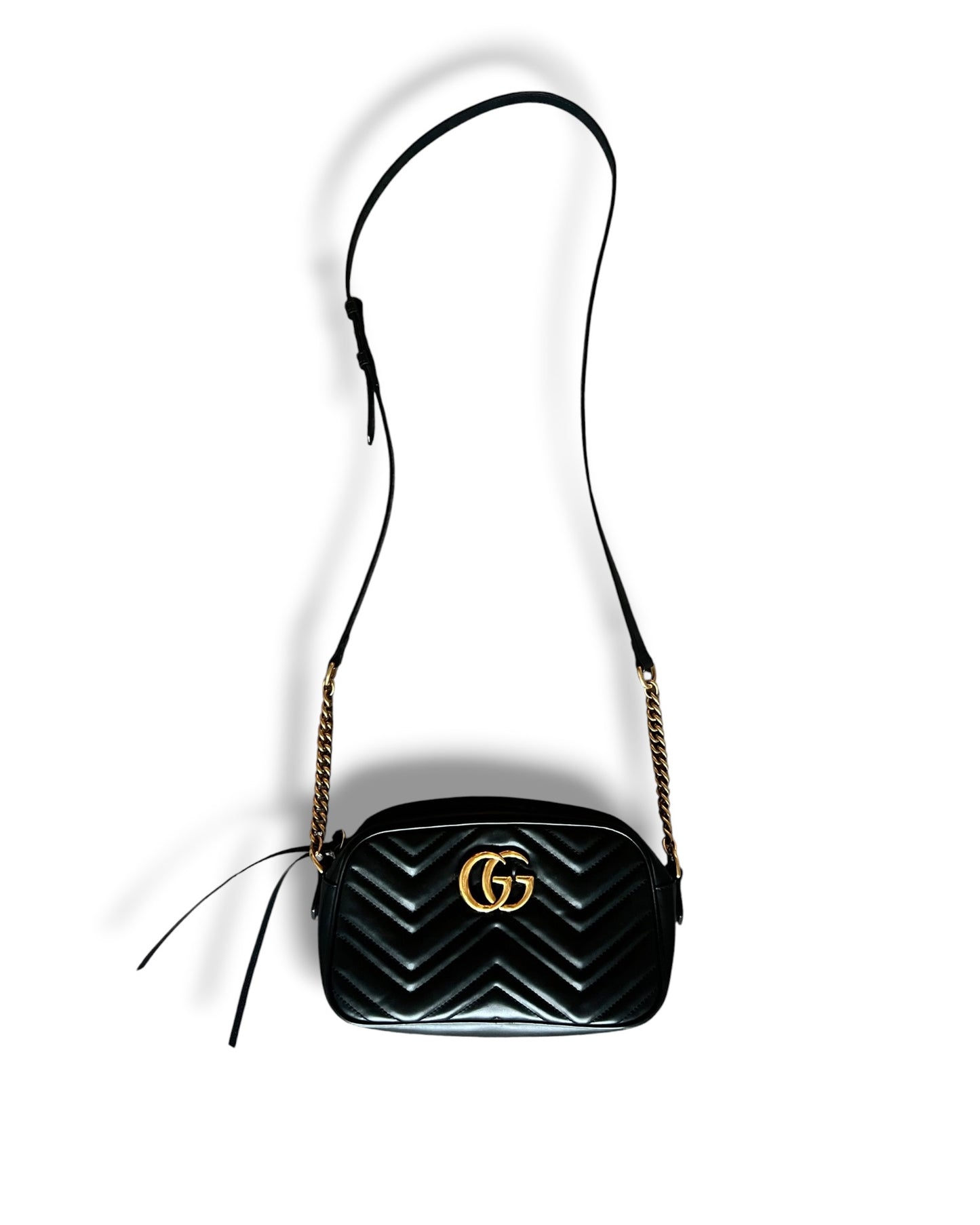 Gucci GG Marmont Small Camera Bag - Black