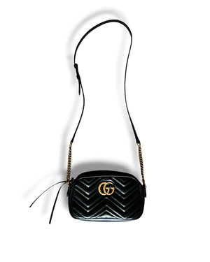 Gucci GG Marmont Small Camera Bag - Black