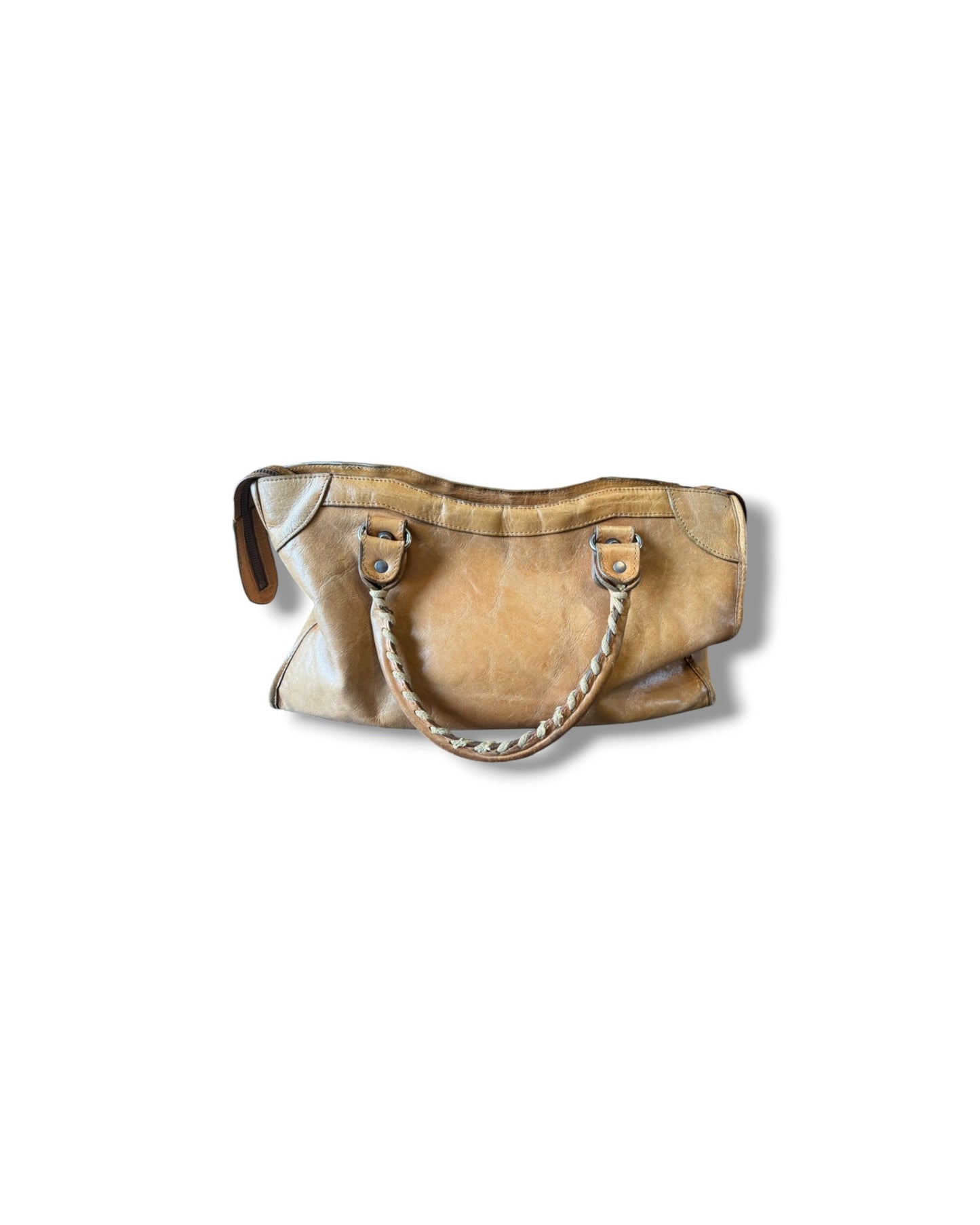 Balenciaga City Bag – Tan Leather - The Luxury Savvy