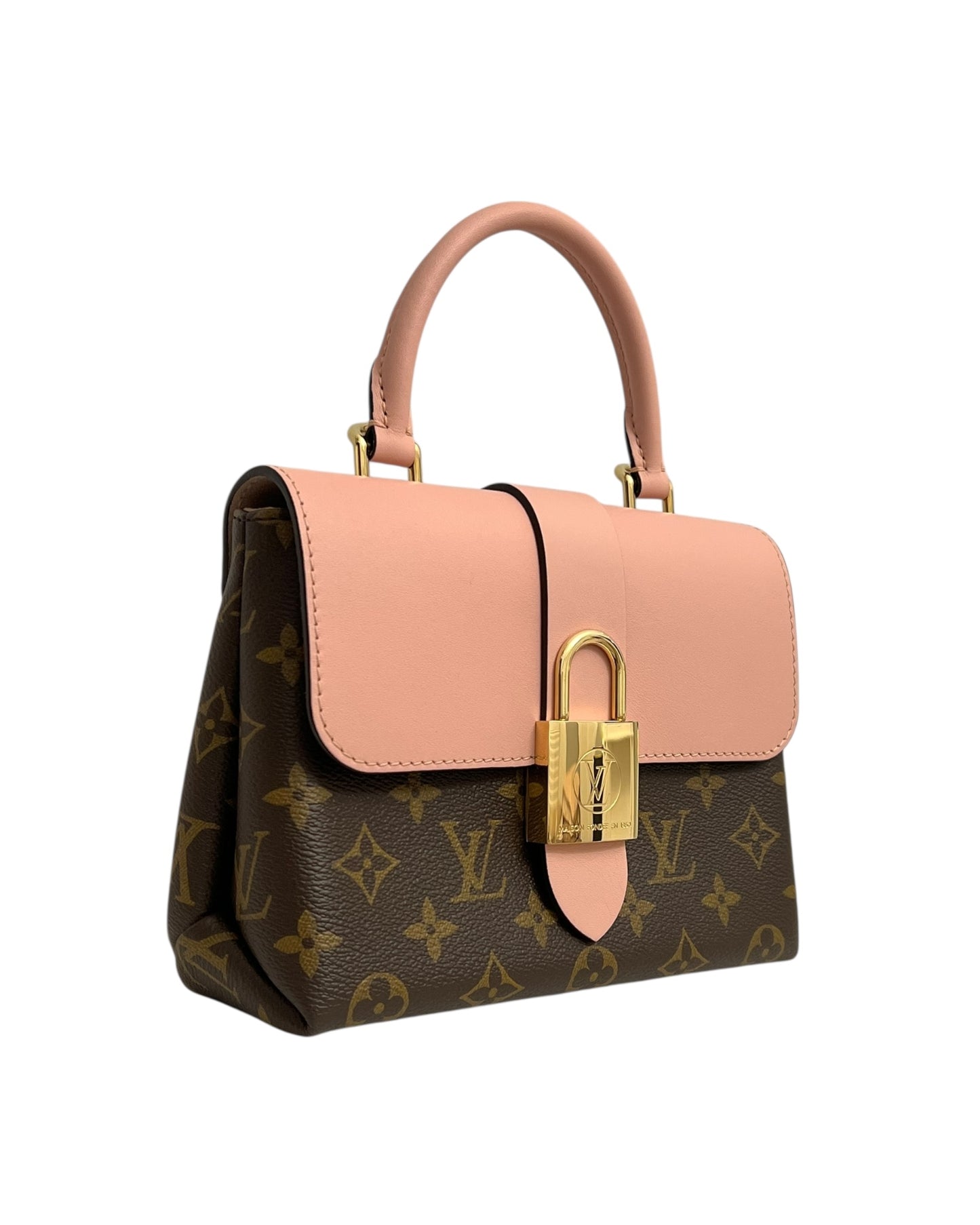 Louis Vuitton Locky BB – Monogram & Rose Ballerine (Pristine Condition)