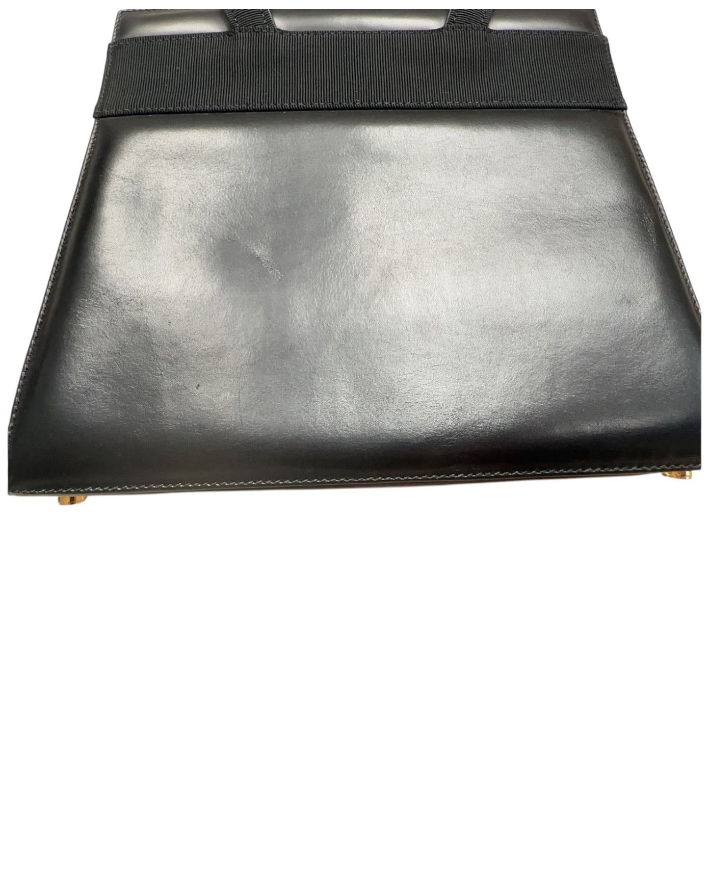 Salvatore Ferragamo Vara Bow Black Leather Handbag