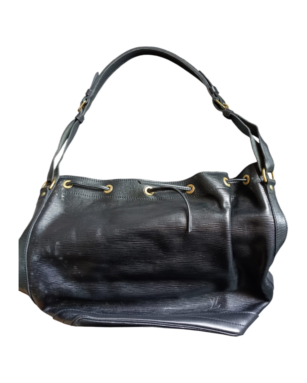 Louis Vuitton Vintage Noé Bucket Bag Black Epi Leather Gold-Tone Hardware