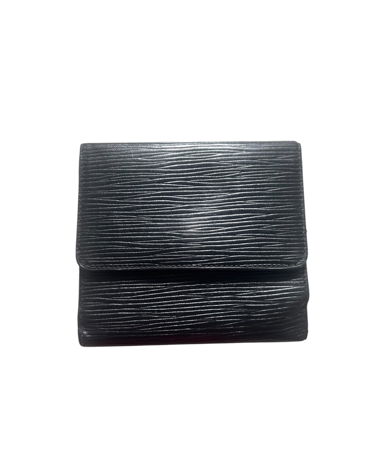 Louis Vuitton Vintage Compact Wallet – Black Épi Leather