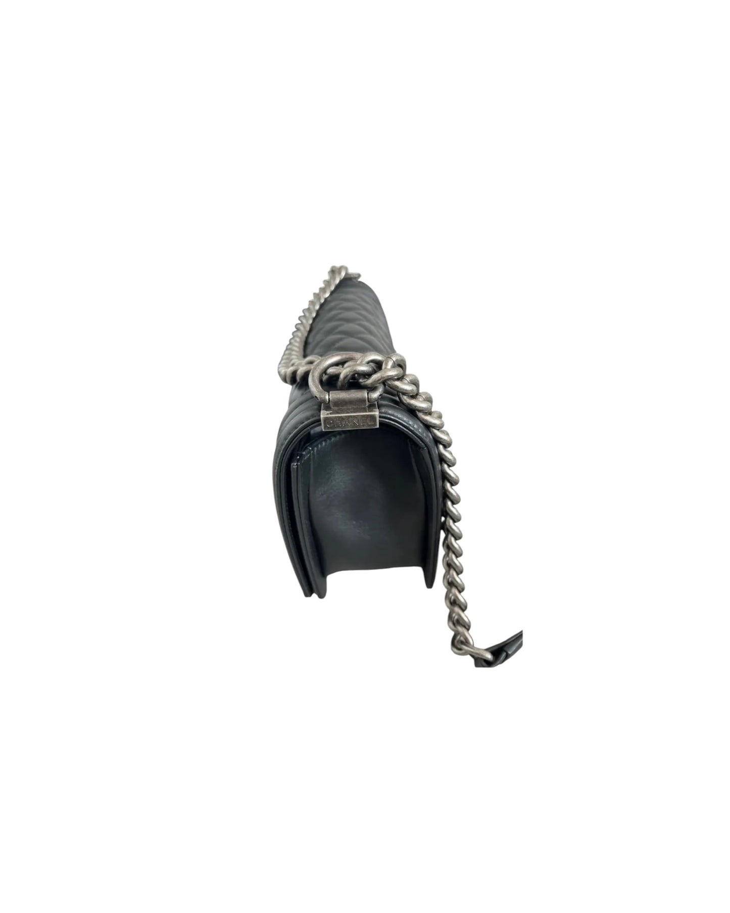 Chanel Medium Boy Flap Bag Black Quilted Calfskin