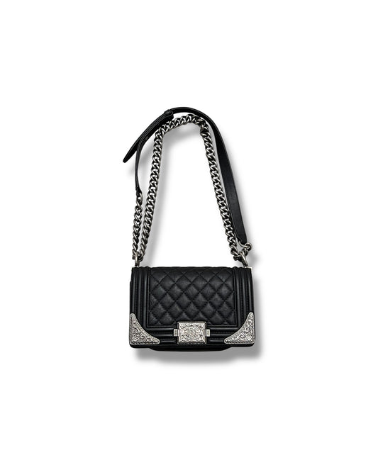 Chanel Small Paris Dallas Boy Flap Bag | Black - The Luxury Savvy