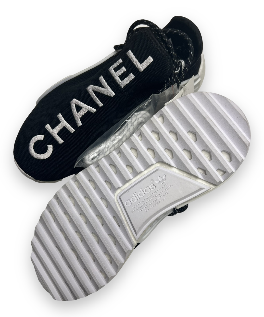 CHANEL X PHARRELL ADIDAS NMD HU 2018 - The Luxury Savvy