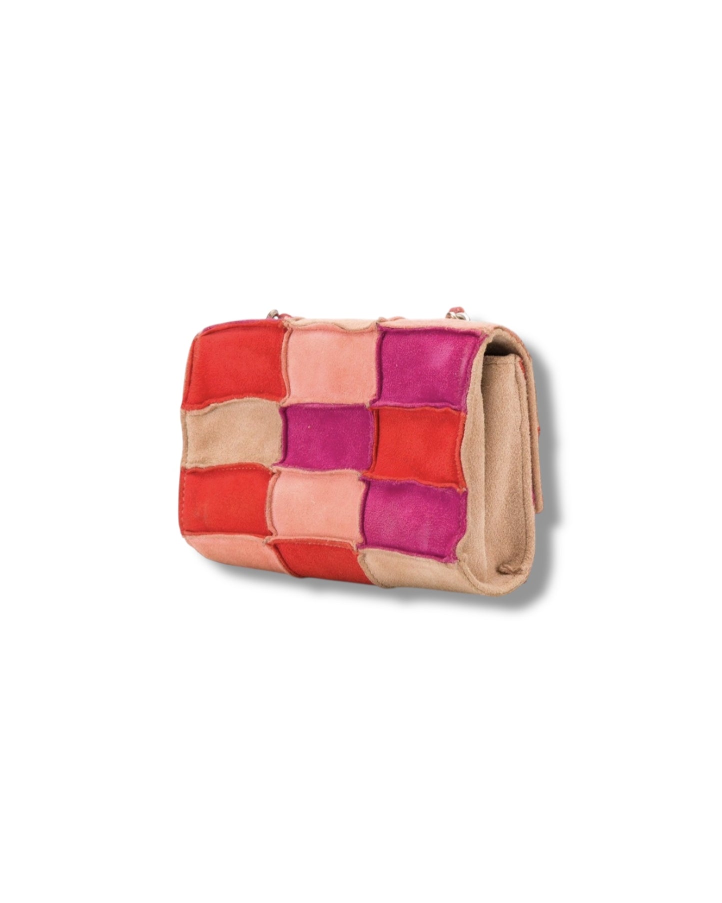 Chanel Suede Patchwork Mini Flap Bag
