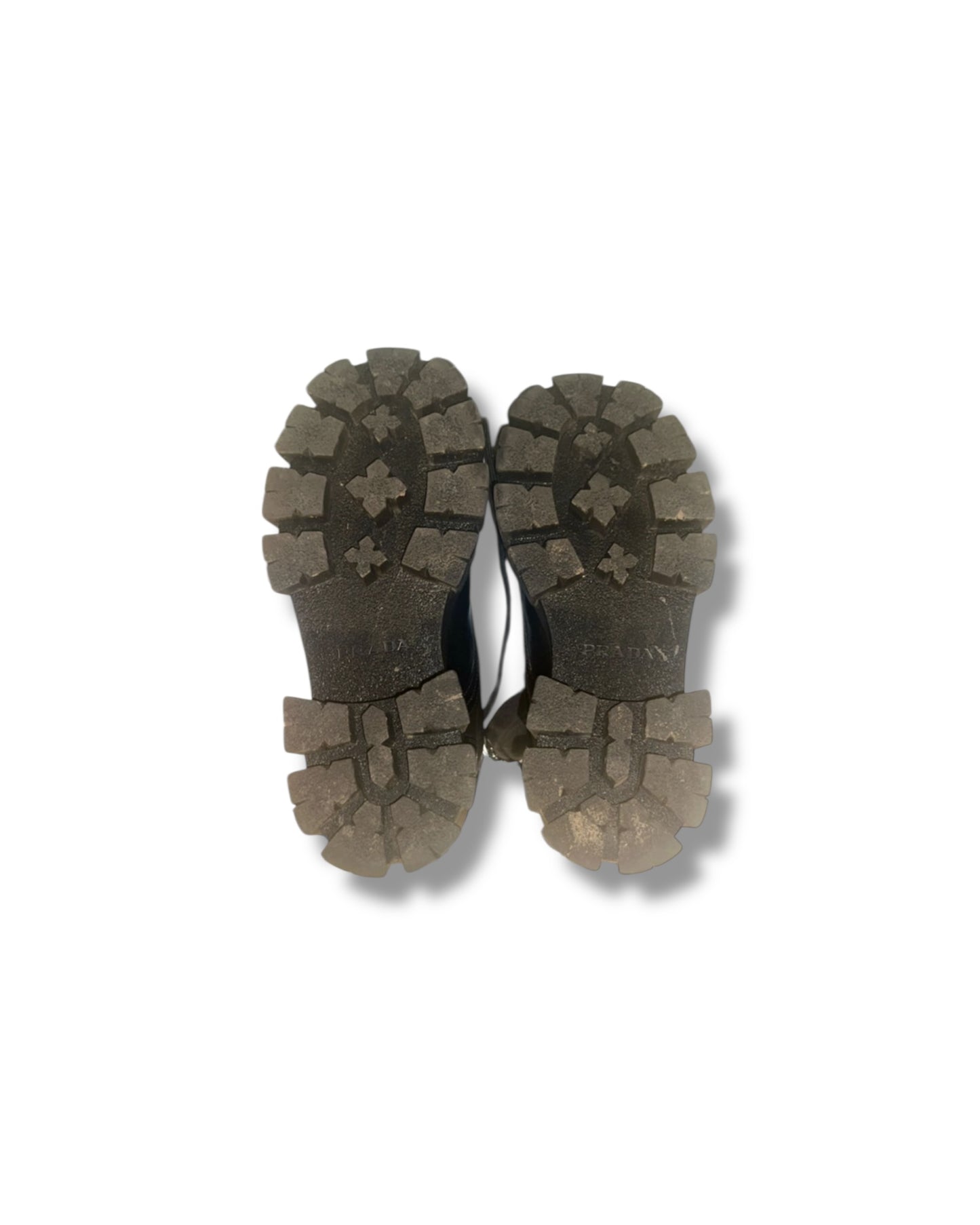 Prada Monolith Pocket Combat Boots – Size 40