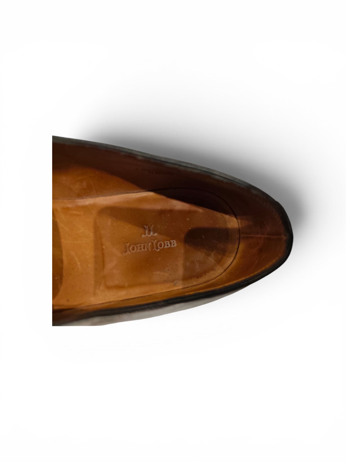 John Lobb Leather Penny Loafers – Dark Brown