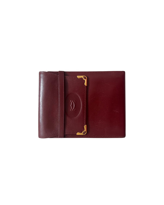Cartier Vintage Men's Flip Wallet circa 1981 – Leather