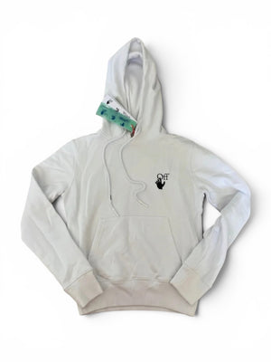 Off-White Degrade Arrow Slim Hoodie White Multi | Size XXS
