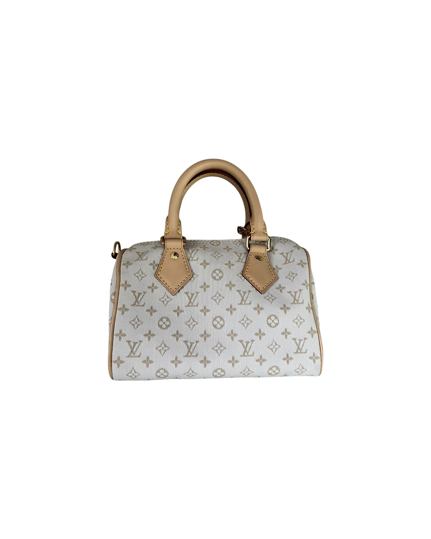 Louis Vuitton Speedy Bandoulière 20 – Mastic Cream Monogram - The Luxury Savvy