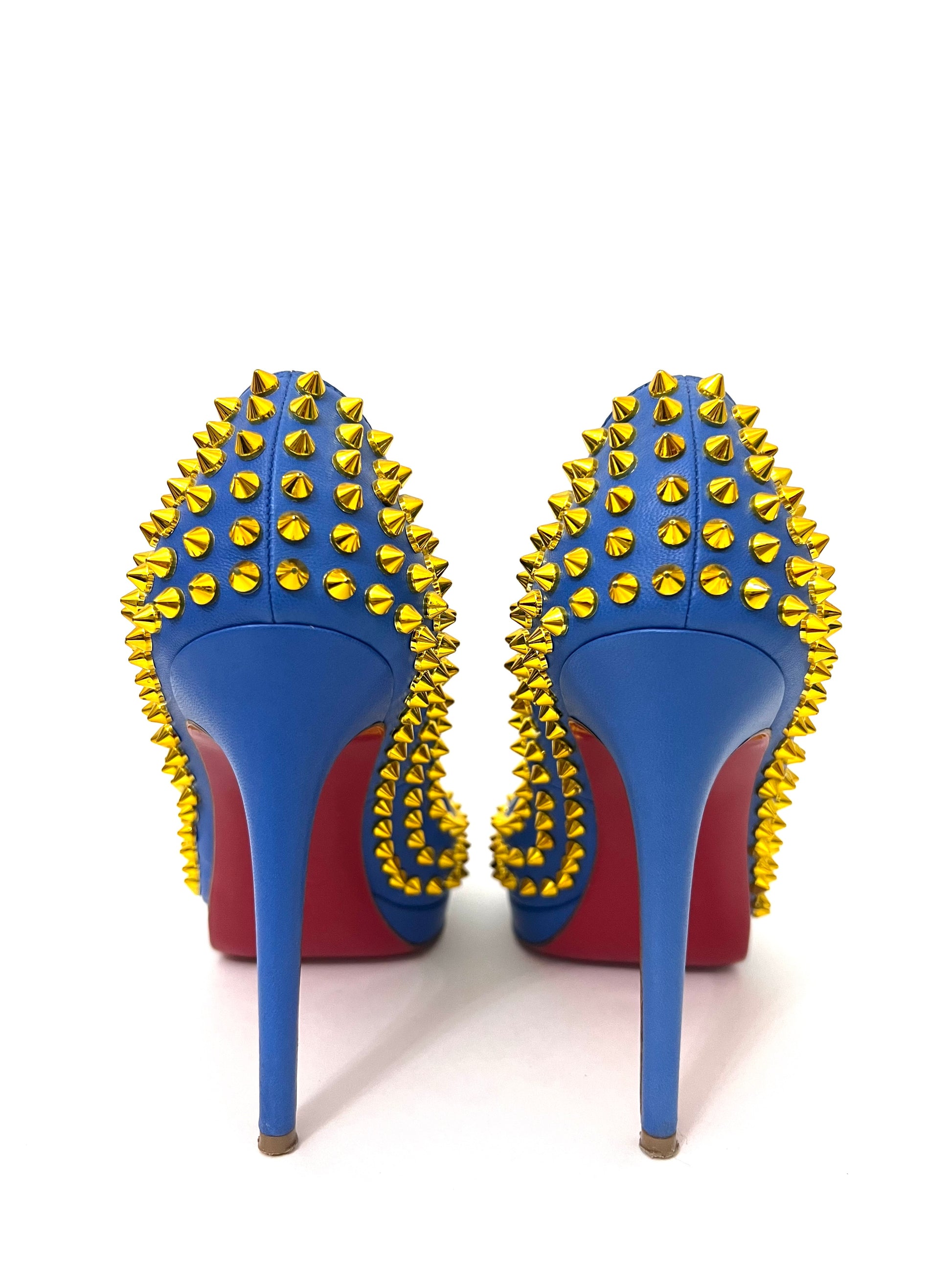 CHRISTIAN LOUBOUTIN PEEP-TOE PUMPS - The Luxury Savvy