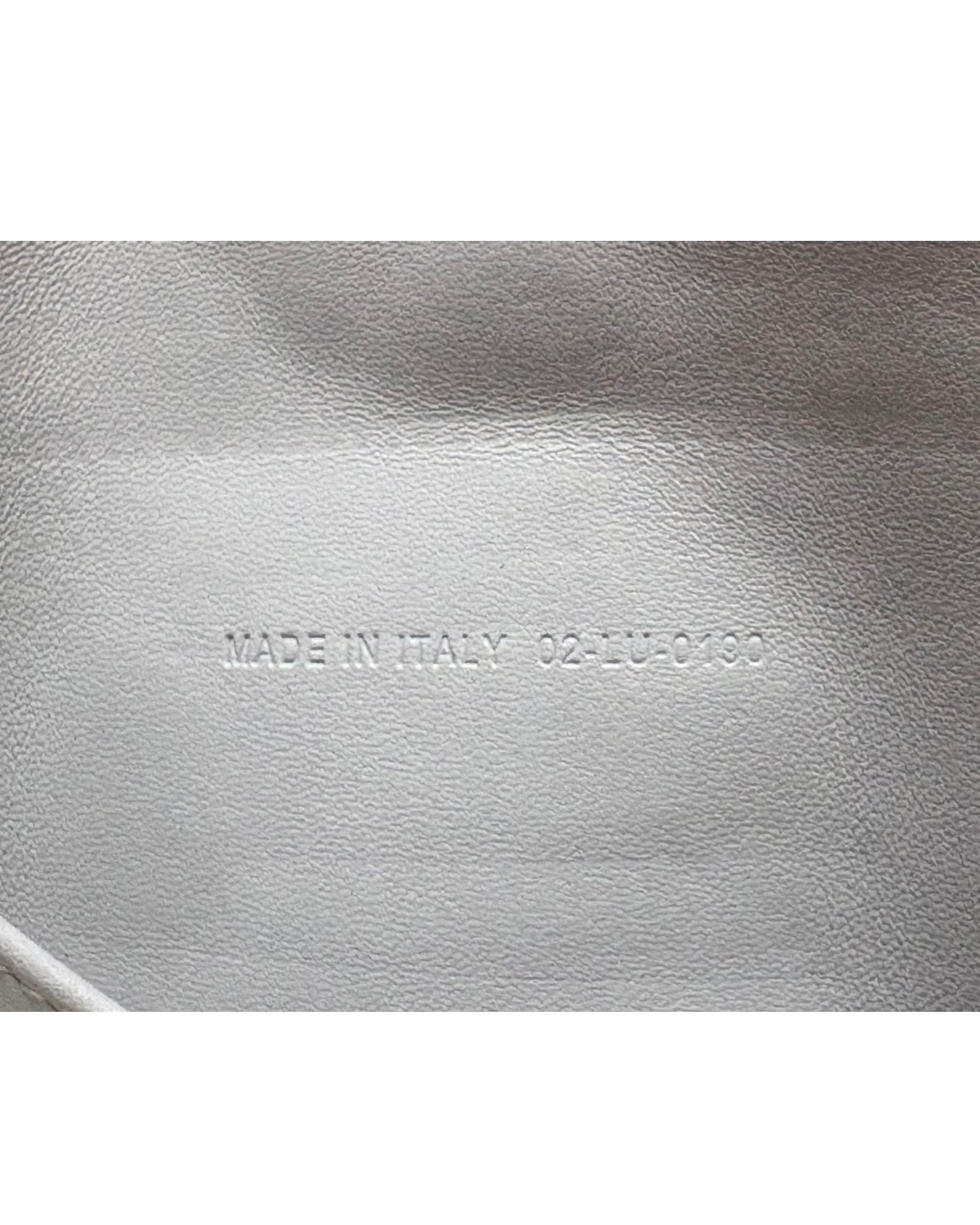 Christian Dior Miss Dior White Cannage Shoulder Bag | Silver Tone Hardware