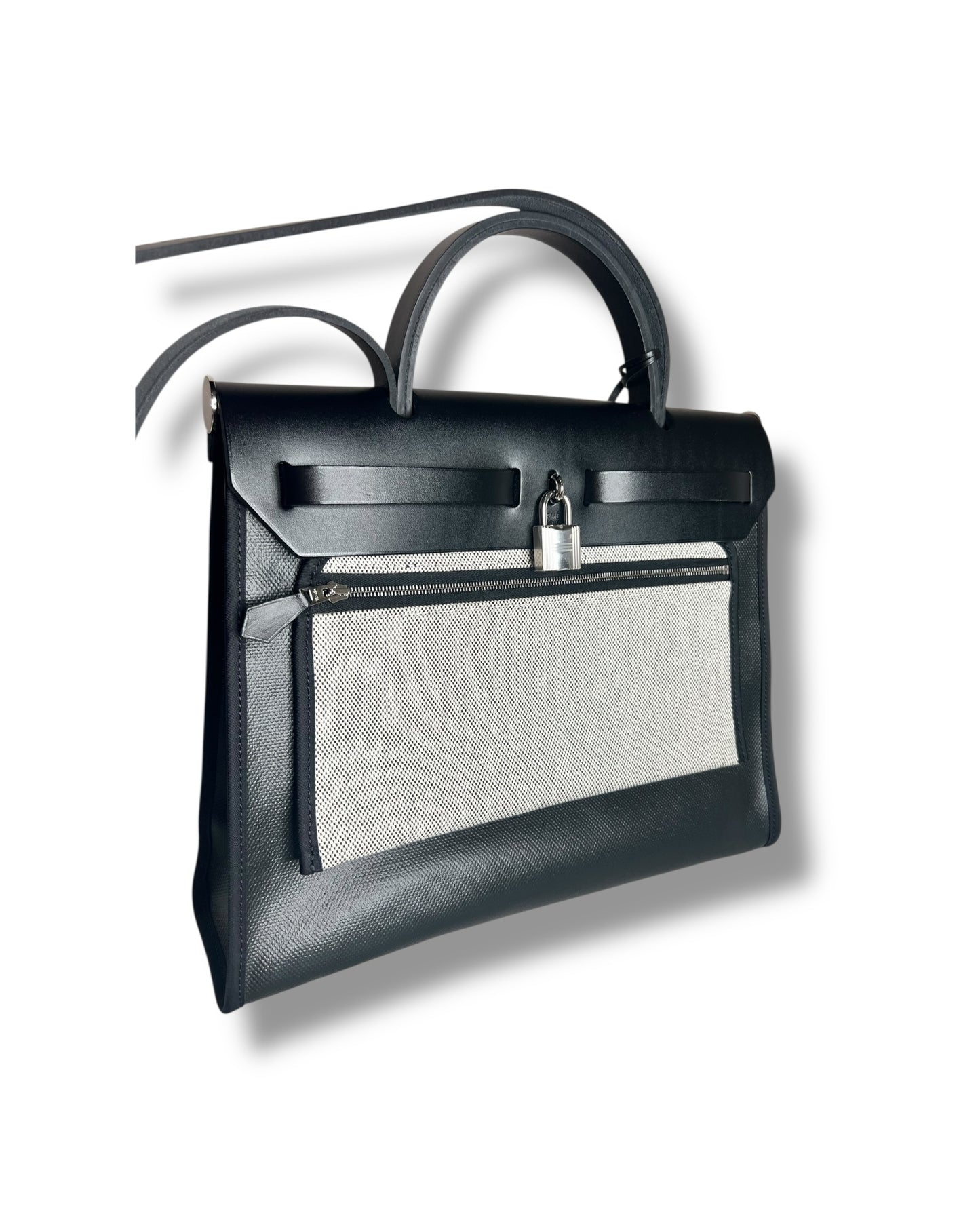 Hermès Herbag Zip 31 – Black Palladium Hardware (Full Set)