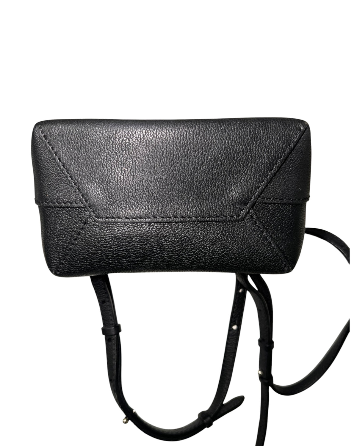 Louis Vuitton Lockme Backpack Black Leather Silver-Tone Hardware