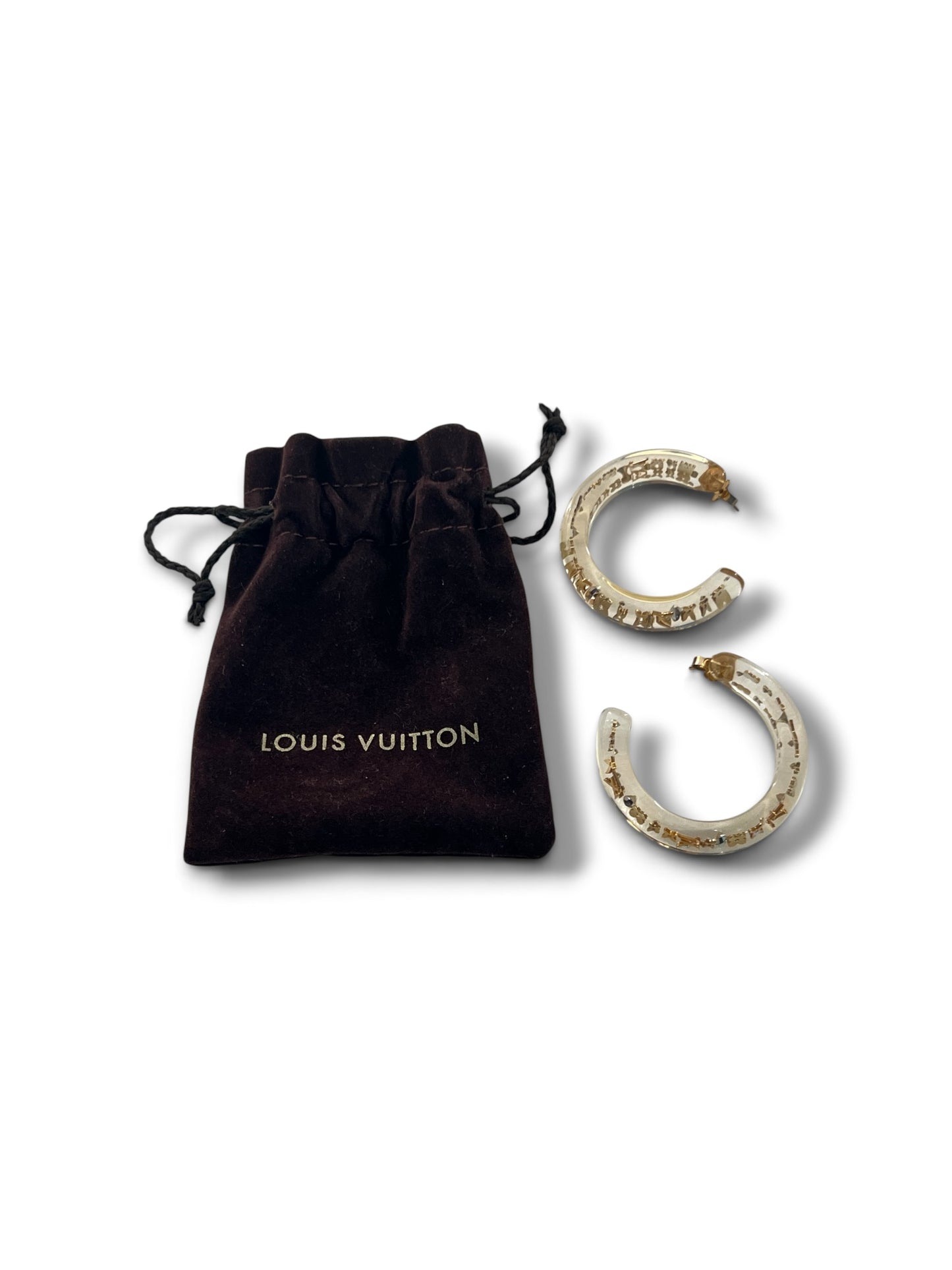 Louis Vuitton Inclusion Hoop Earrings | Crystal & Resin