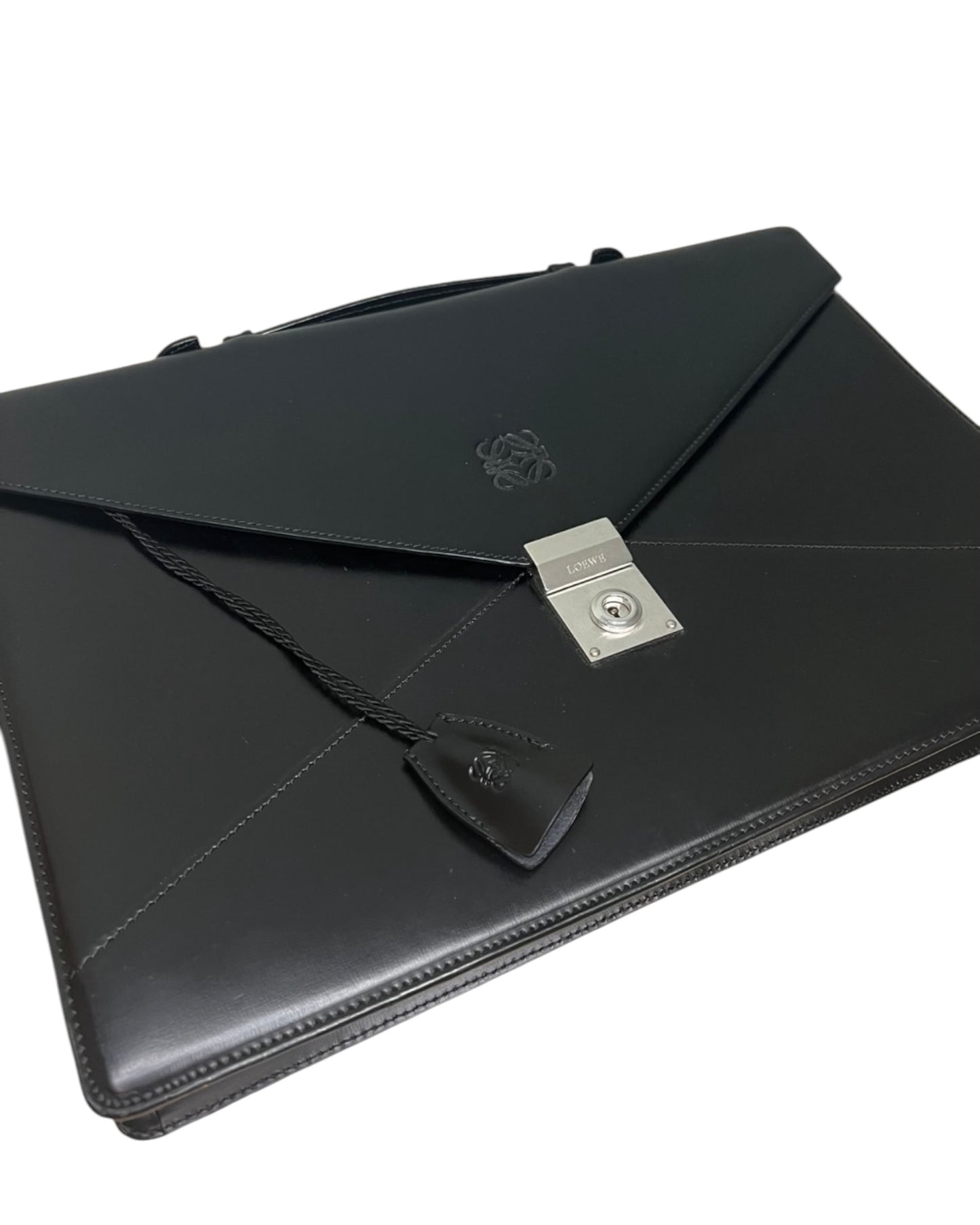 Loewe Leather Briefcase - The Luxury Savvy