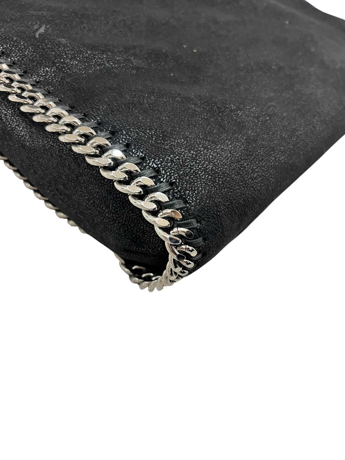 Stella McCartney Falabella Black Shaggy Deer Tote Bag