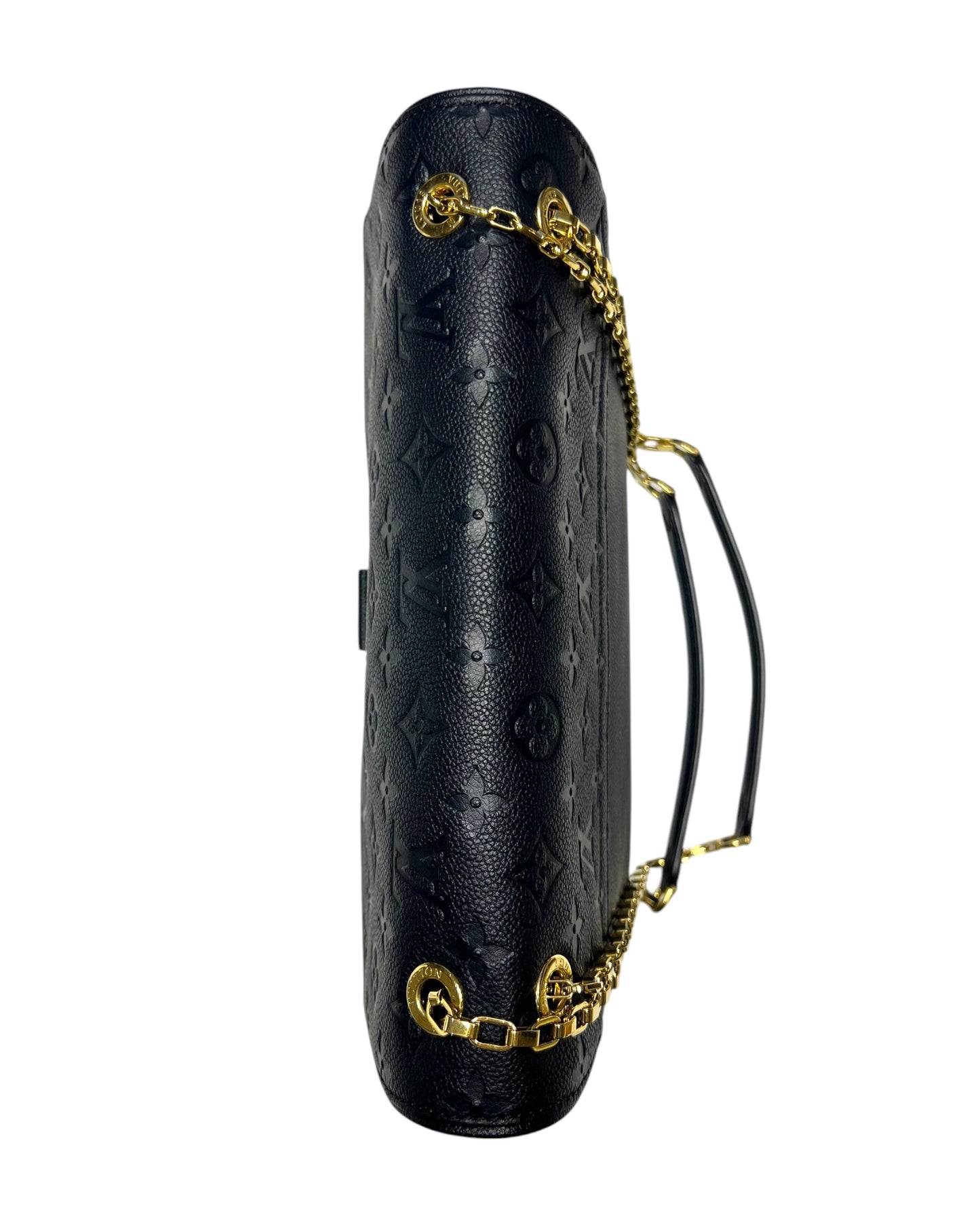 Louis Vuitton Saint-Germain MM Black Monogram Empreinte Leather Shoulder Bag – Gold Hardware