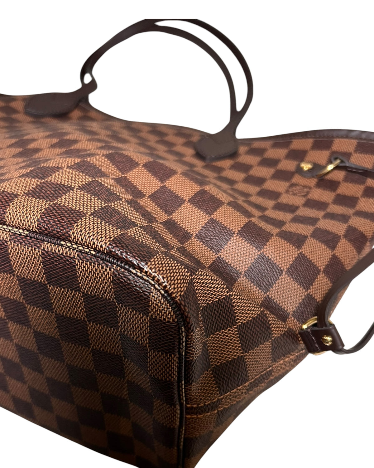 Louis Vuitton Neverfull MM Damier Ebene Canvas Tote Bag