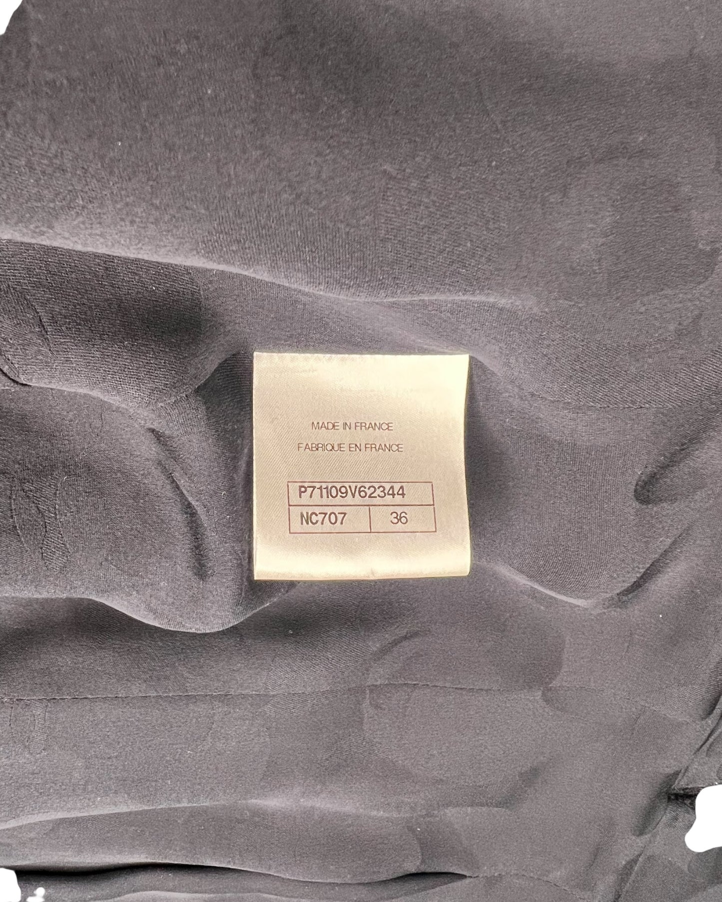 Chanel Tweed Jacket – Navy with Multicolour Sequin Detailing - The Luxury Savvy