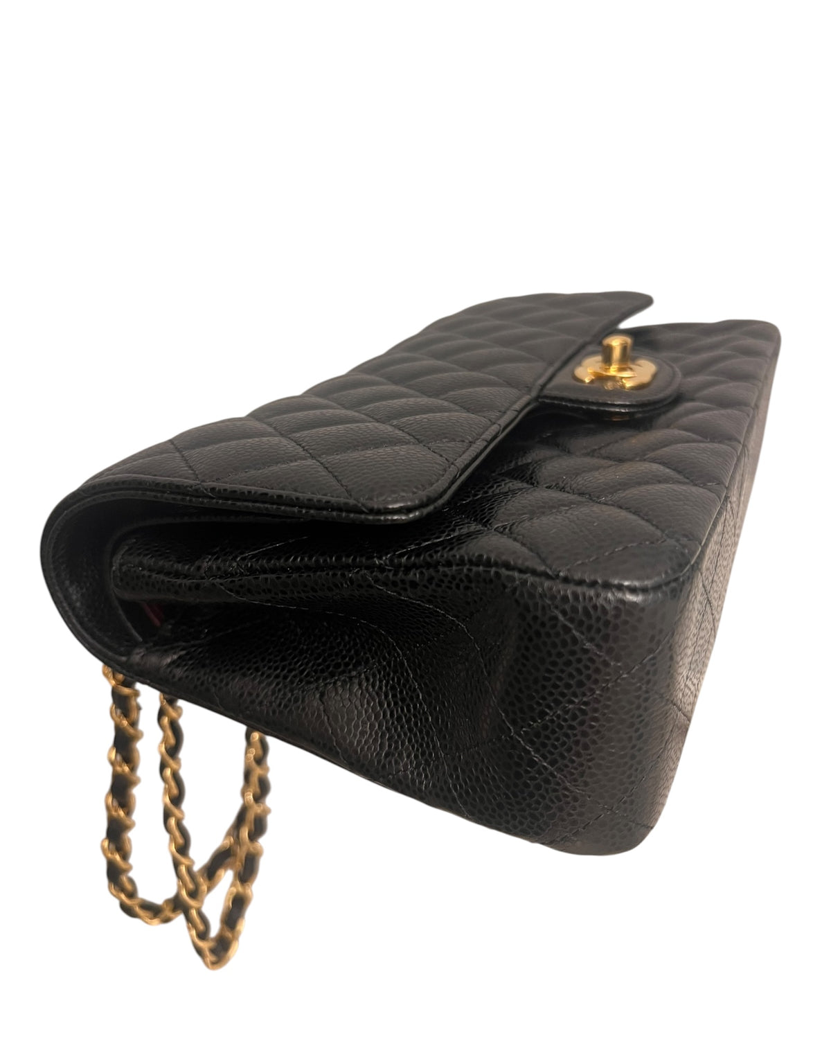 Chanel Classic Medium Flap Bag – Caviar Leather, Gold Hardware | Pre-Owned