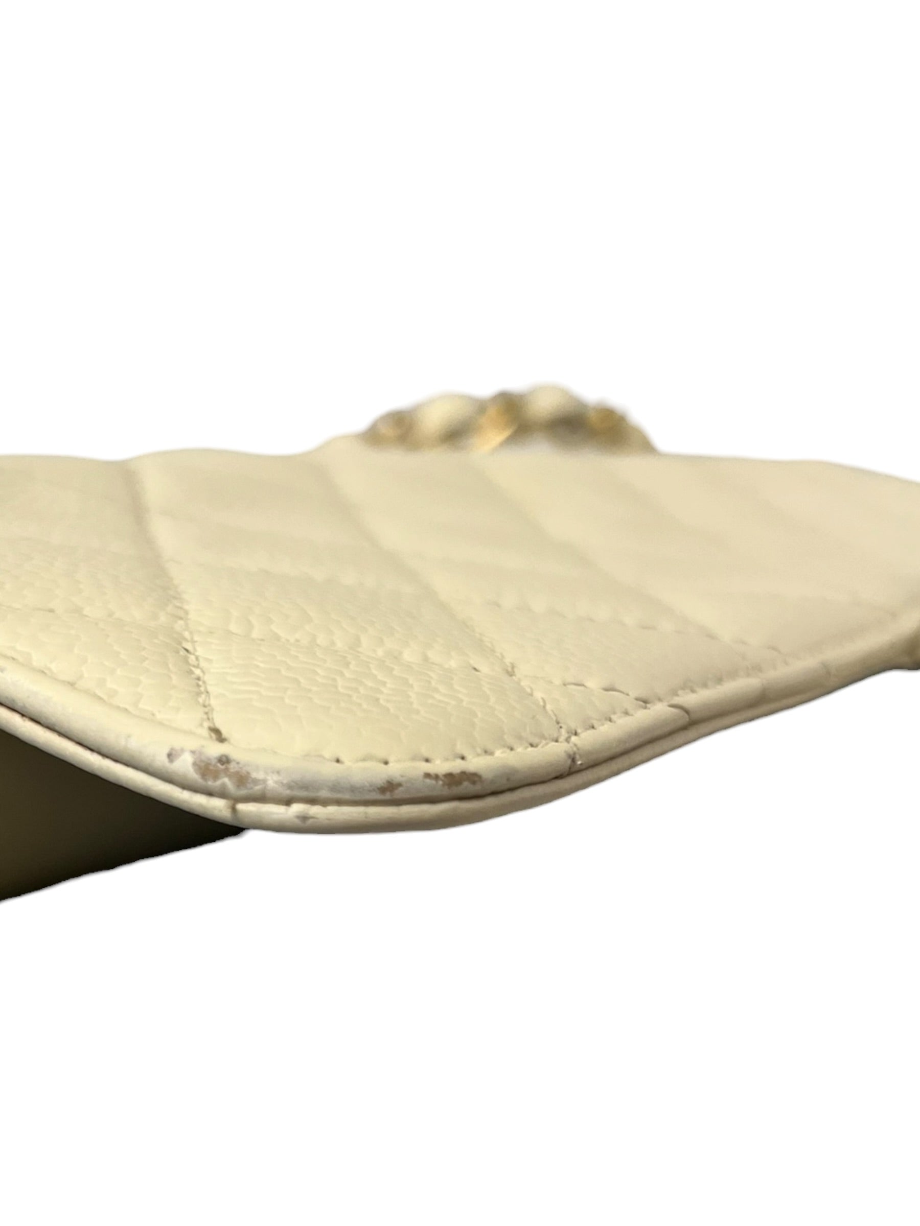 CHANEL Vintage Classic Double Flap Bag | Cream Caviar Leather | 24k Gold Plated Hardware - The Luxury Savvy