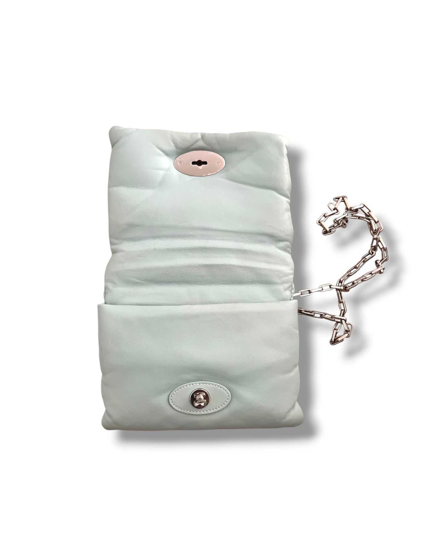 Mulberry Softie Bag - Nappa Leather - Light Blue - The Luxury Savvy