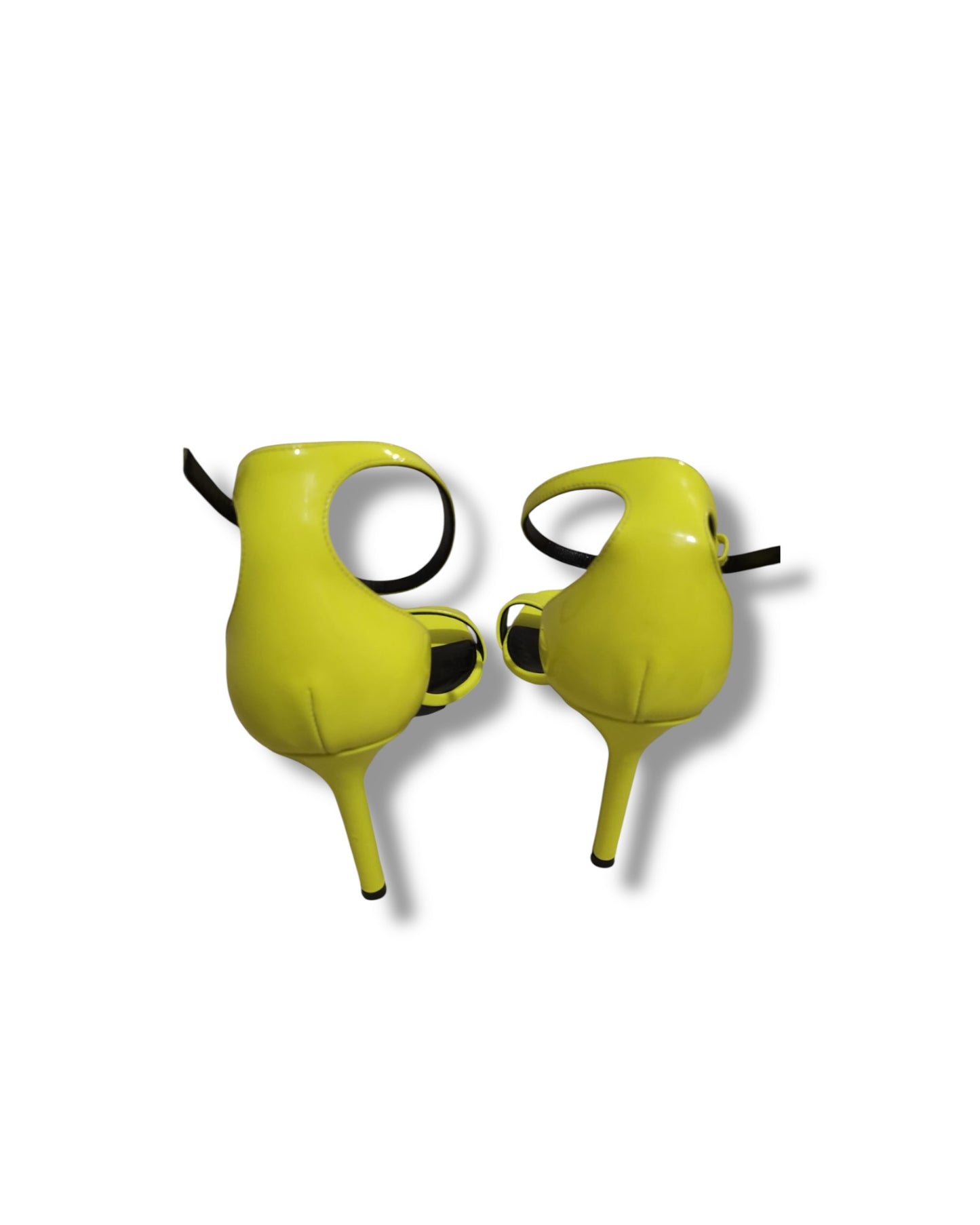 Saint Laurent Sandals | Neon Yellow - The Luxury Savvy