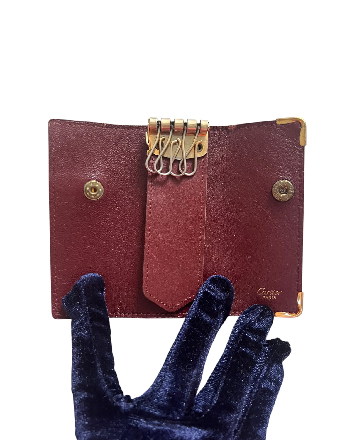 Cartier Vintage Leather Key Holder