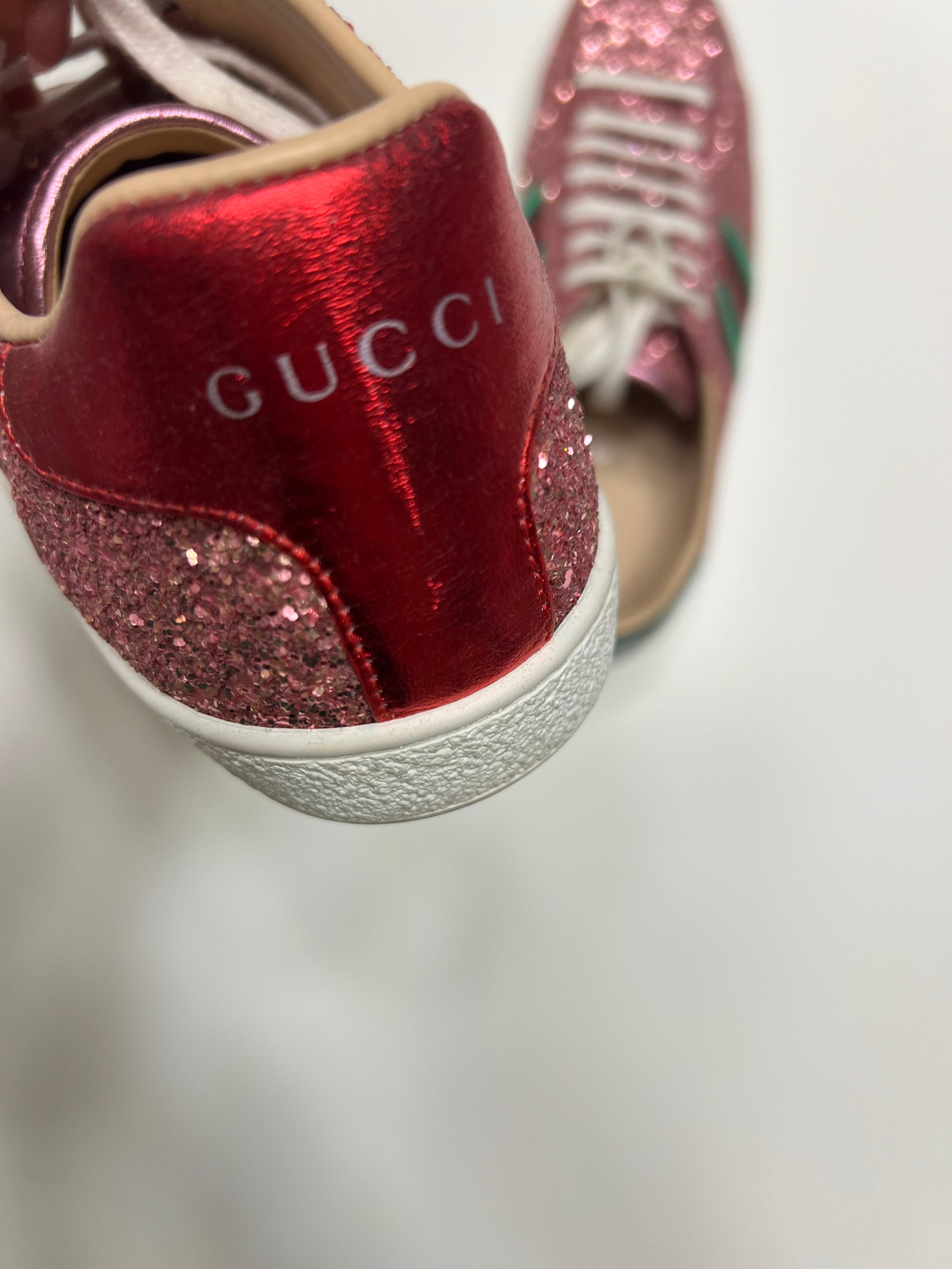 GUCCI SPARKLY TRAINERS - The Luxury Savvy