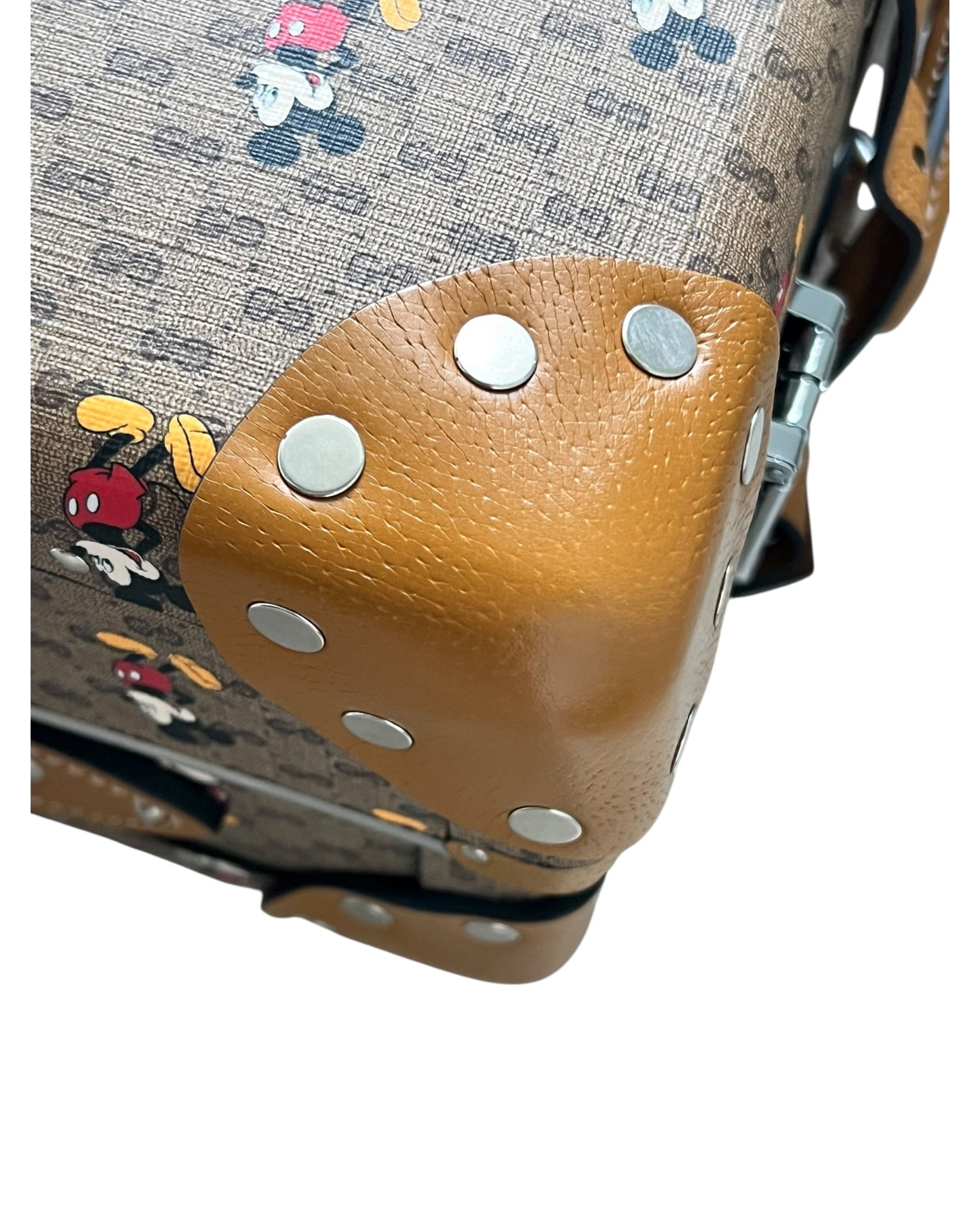 Gucci x Disney Mickey Mouse GG Supreme Suitcase