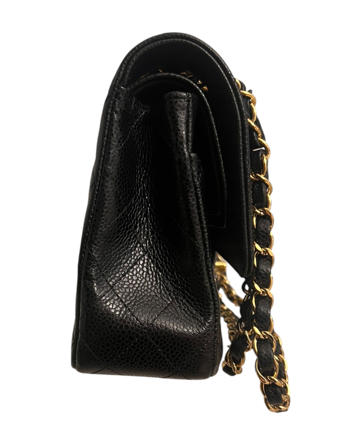 Chanel Classic Medium Flap Bag – Caviar Leather, Gold Hardware | Pre-Owned