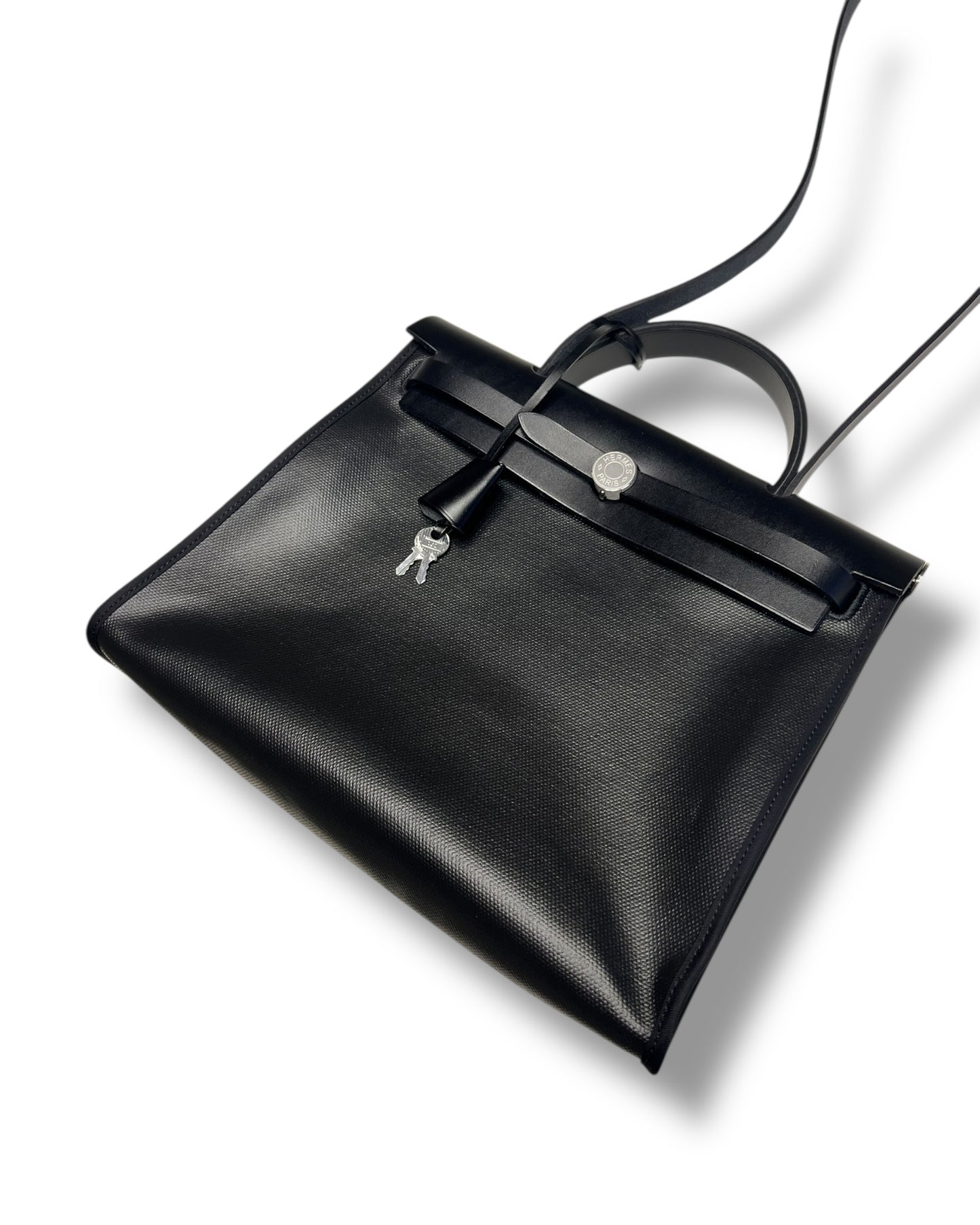 Hermès Herbag Zip 31 – Black Palladium Hardware (Full Set)