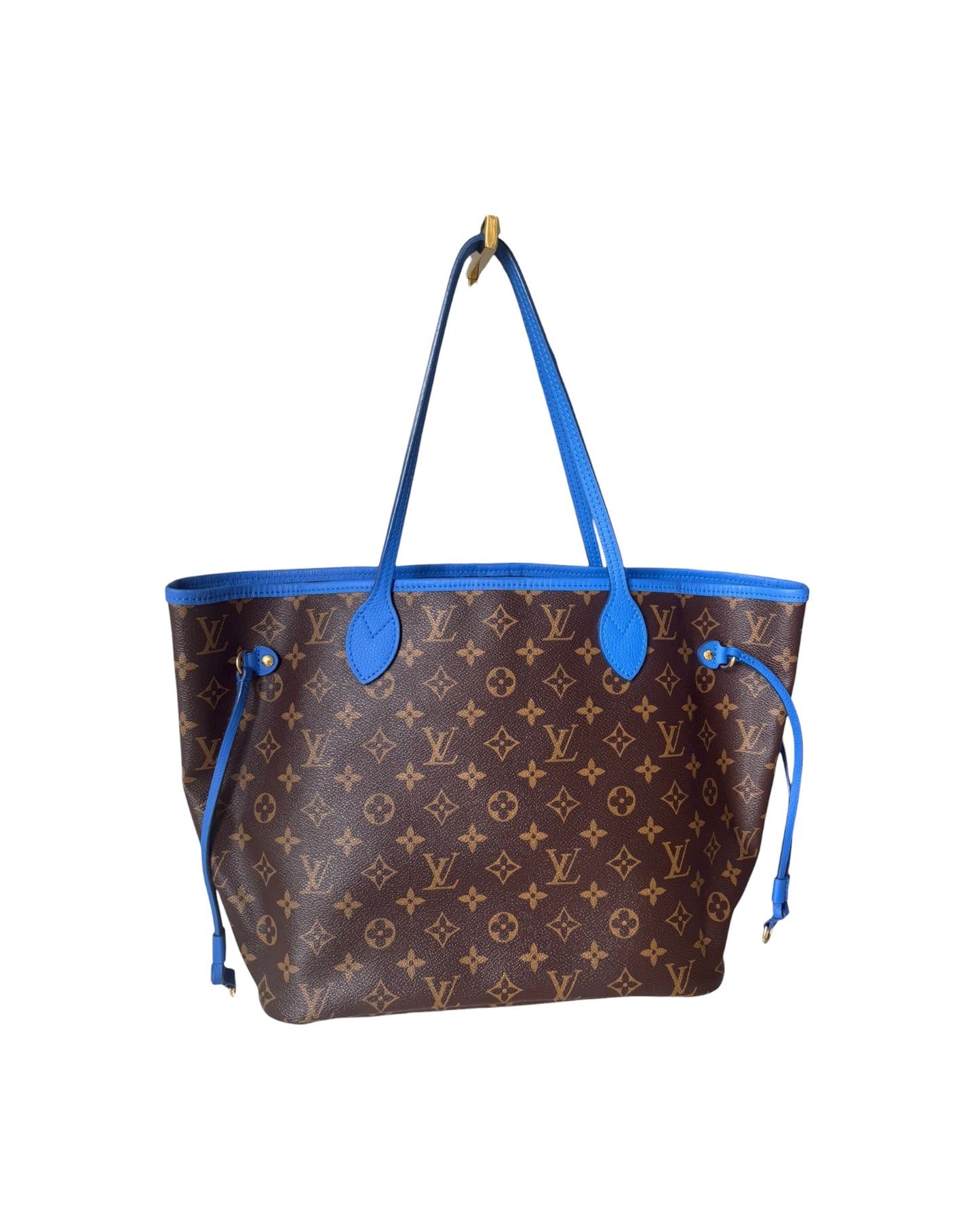 Louis Vuitton Limited Edition Monogram Ikat Neverfull MM Grand Bleu