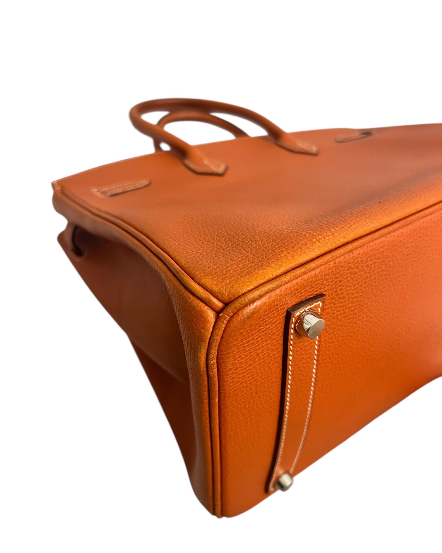 Hermès Birkin 35 Brique Togo with Palladium Hardware (2006) – Full Set