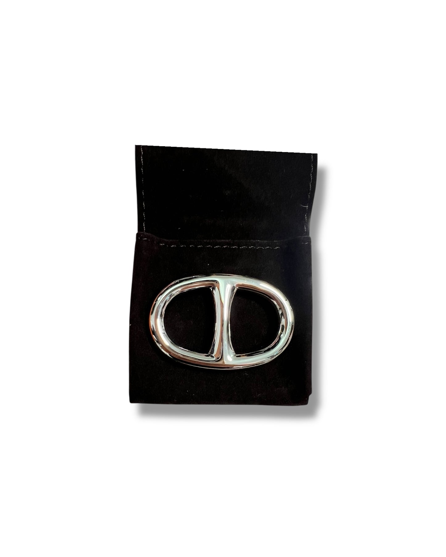 Hermès Chaine d’Ancre Palladium Scarf Ring