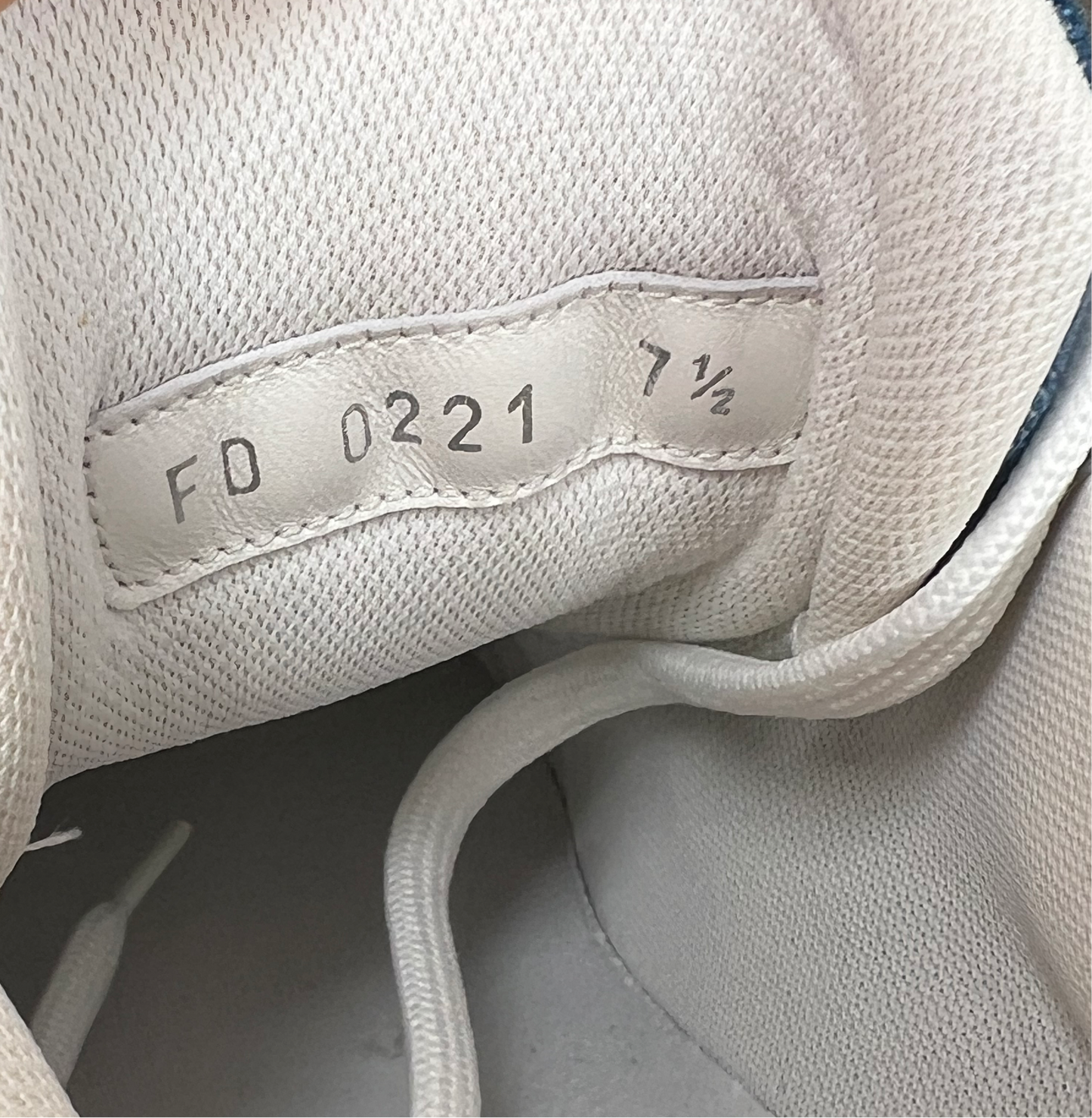 LOUIS VUITTON MONOGRAM DENIM SNEAKER