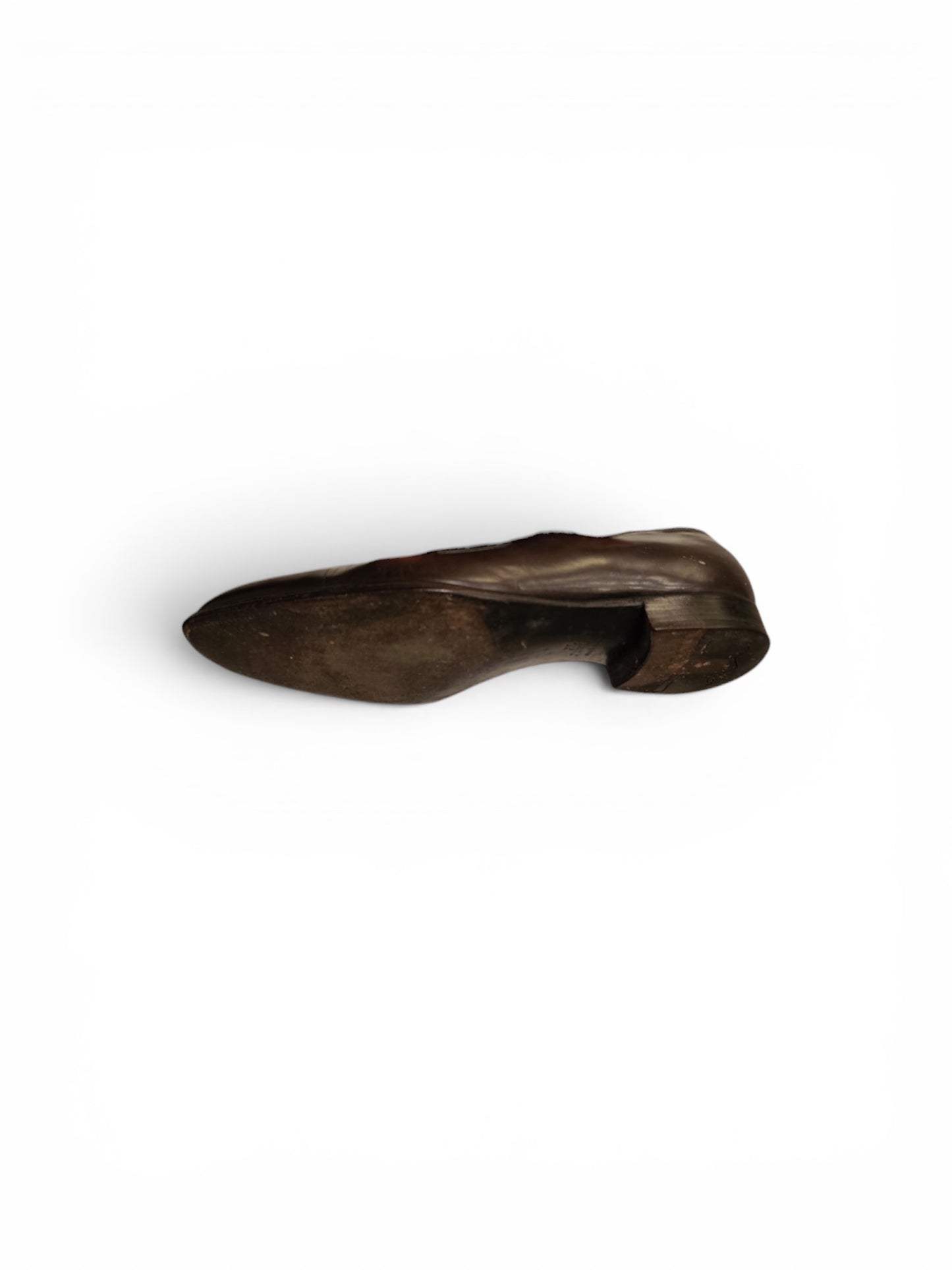 John Lobb Leather Penny Loafers – Dark Brown