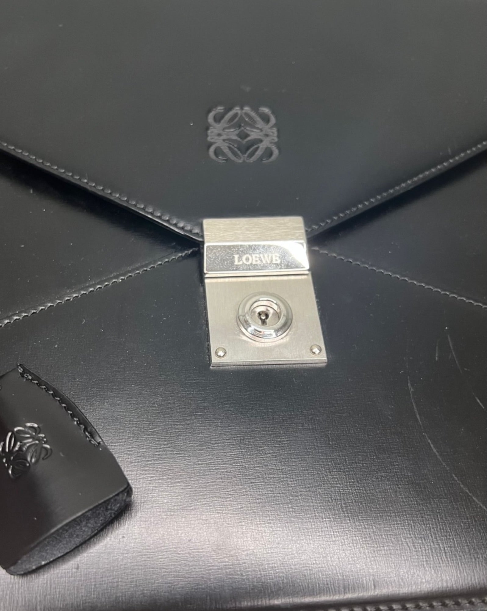 Loewe Leather Briefcase - The Luxury Savvy